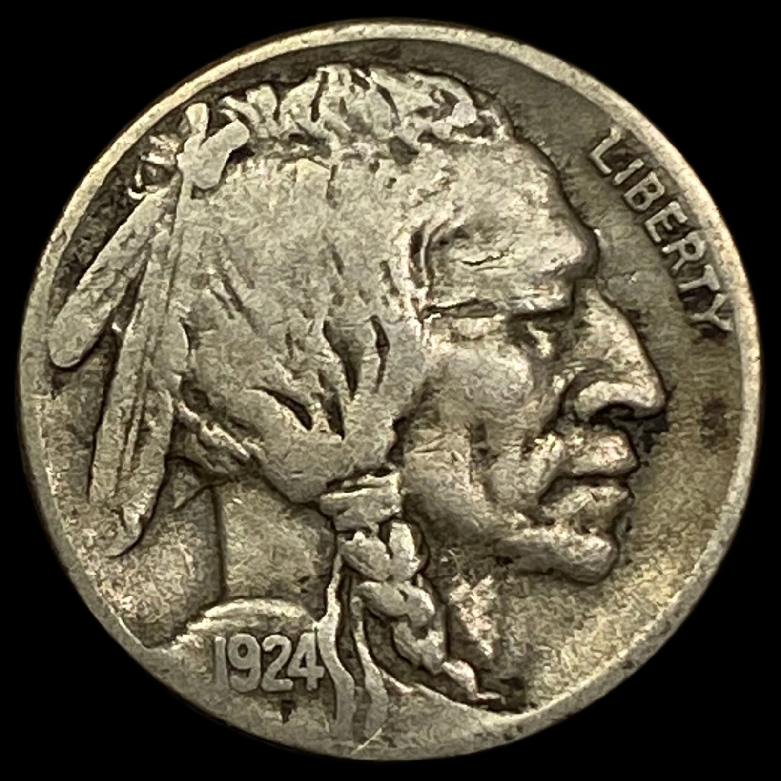1924-S Buffalo Nickel LIGHTLY CIRCULATED: 1924-S Buffalo Nickel LIGHTLY CIRCULATED