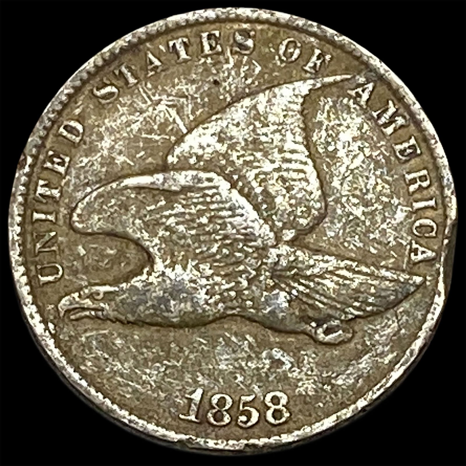 1858 Flying Eagle Cent HIGH GRADE (1 of 2)