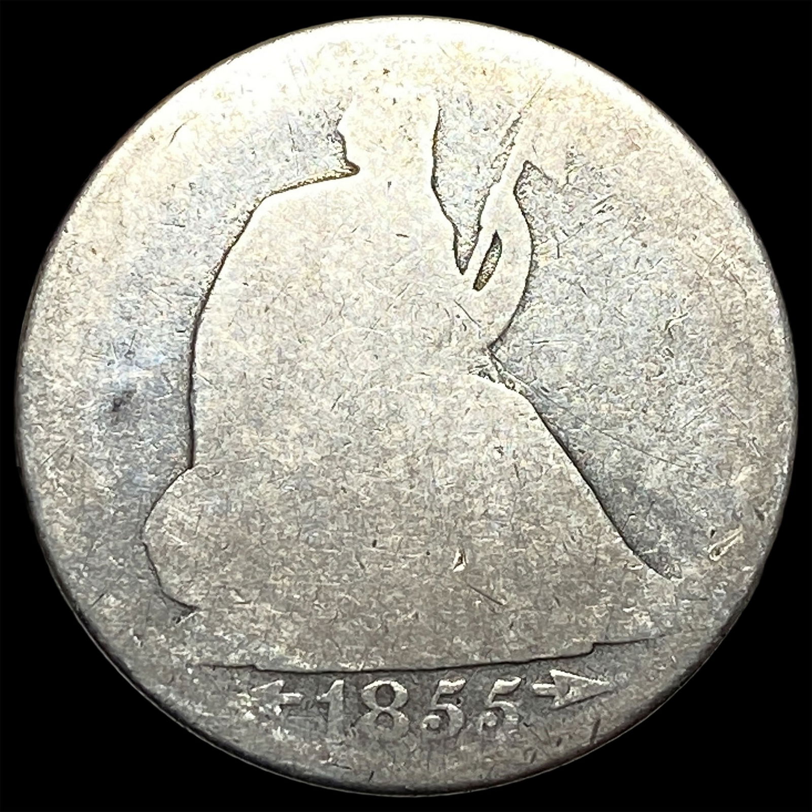 1855-O Arrows Seated Liberty Silver Half Dollar HIGH GRADE: 1855-O Arrows Seated Liberty Silver Half Dollar HIGH GRADE