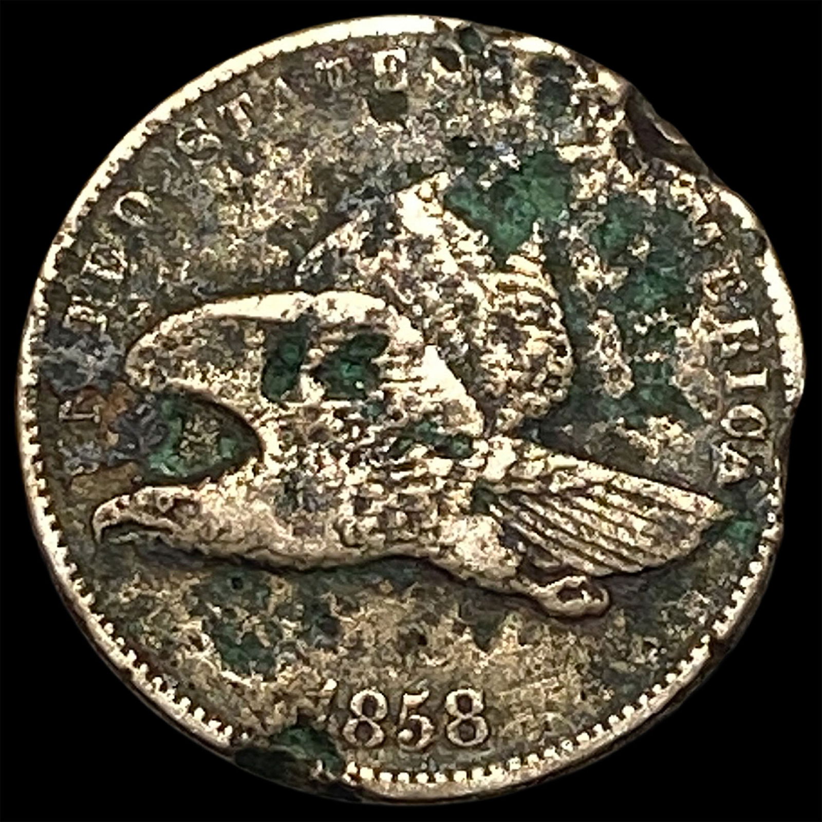 1858 Flying Eagle Cent HIGH GRADE: 1858 Flying Eagle Cent HIGH GRADE
