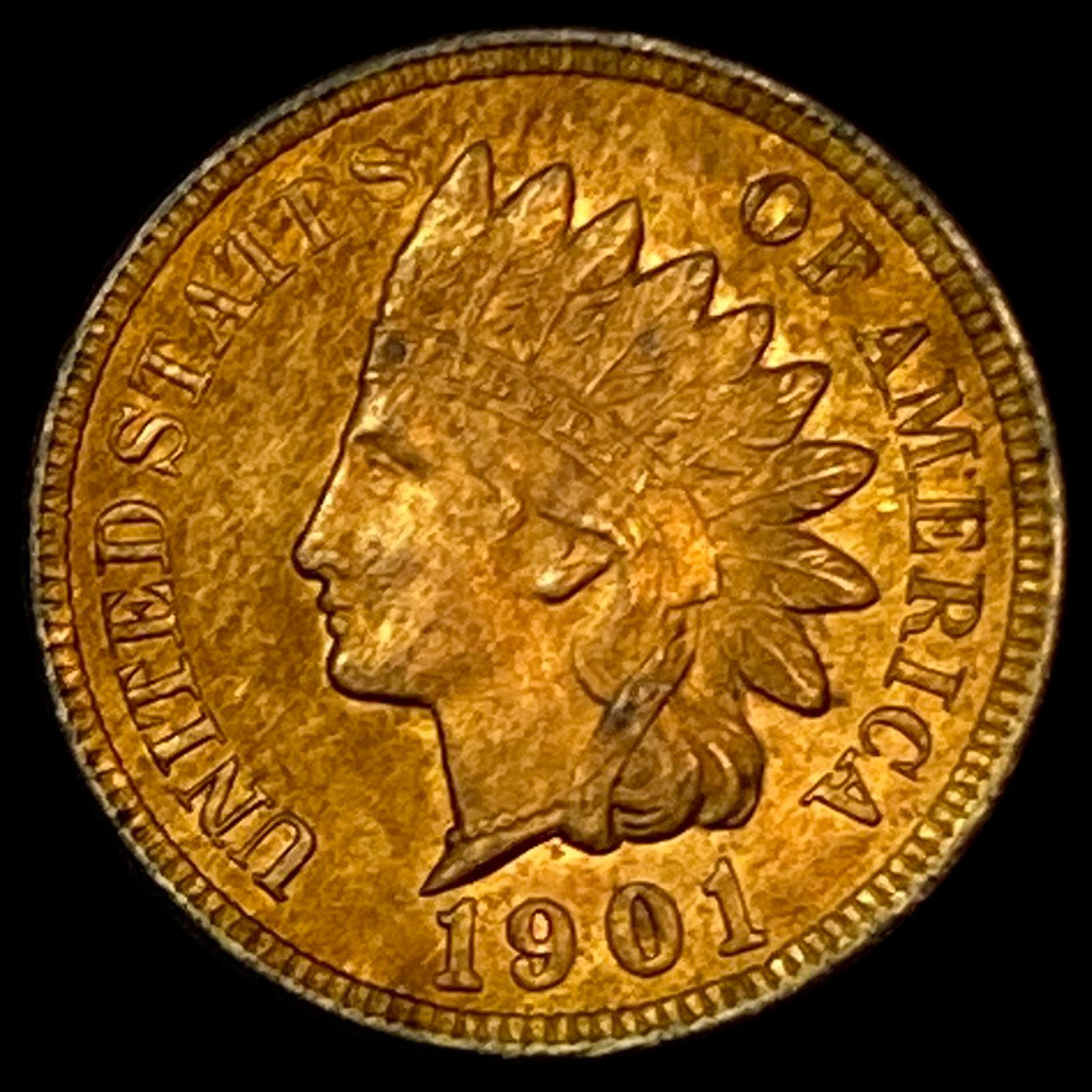 1901 RB Indian Head Cent UNCIRCULATED (1 of 2)