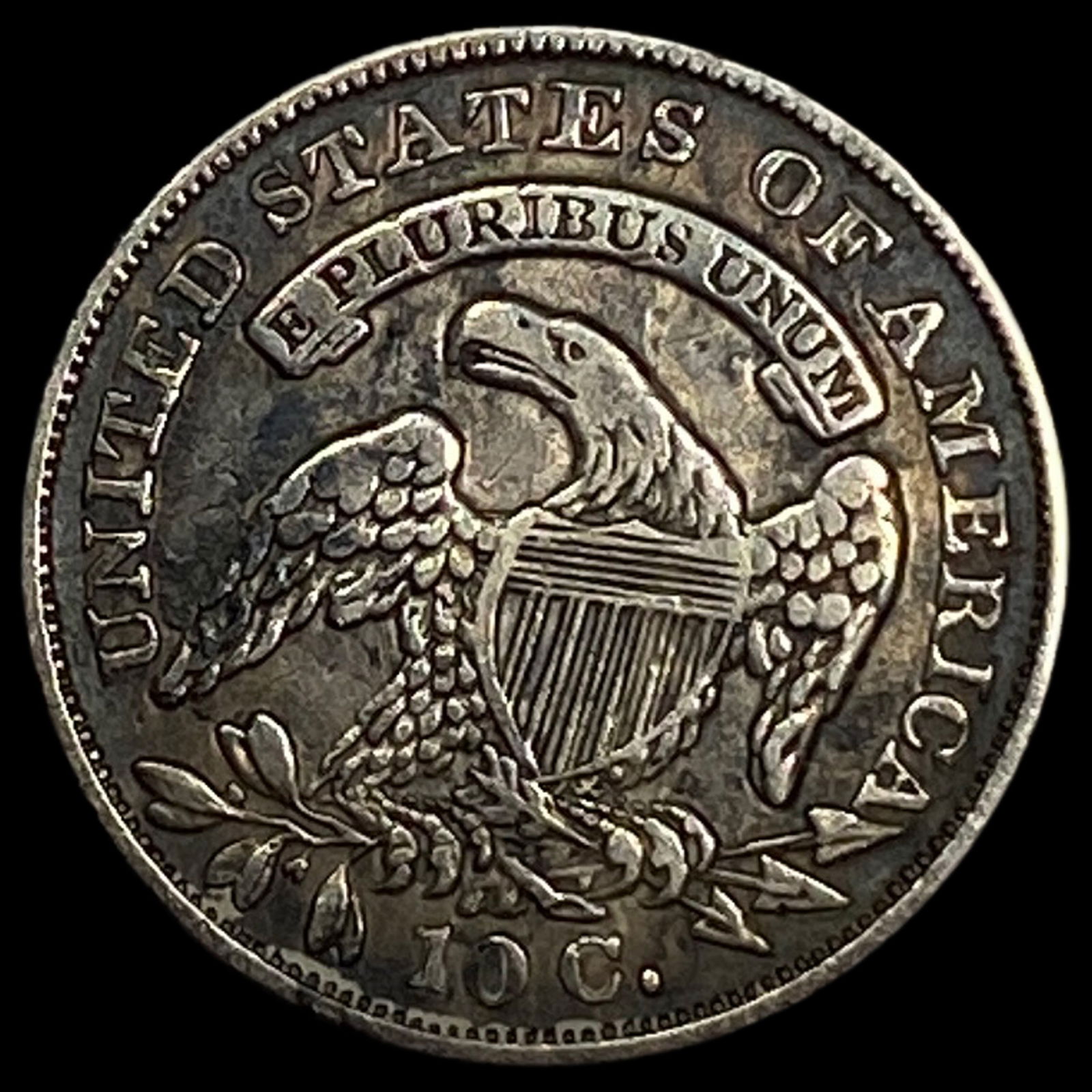 1832 Capped Bust Dime LIGHTLY CIRCULATED - 2