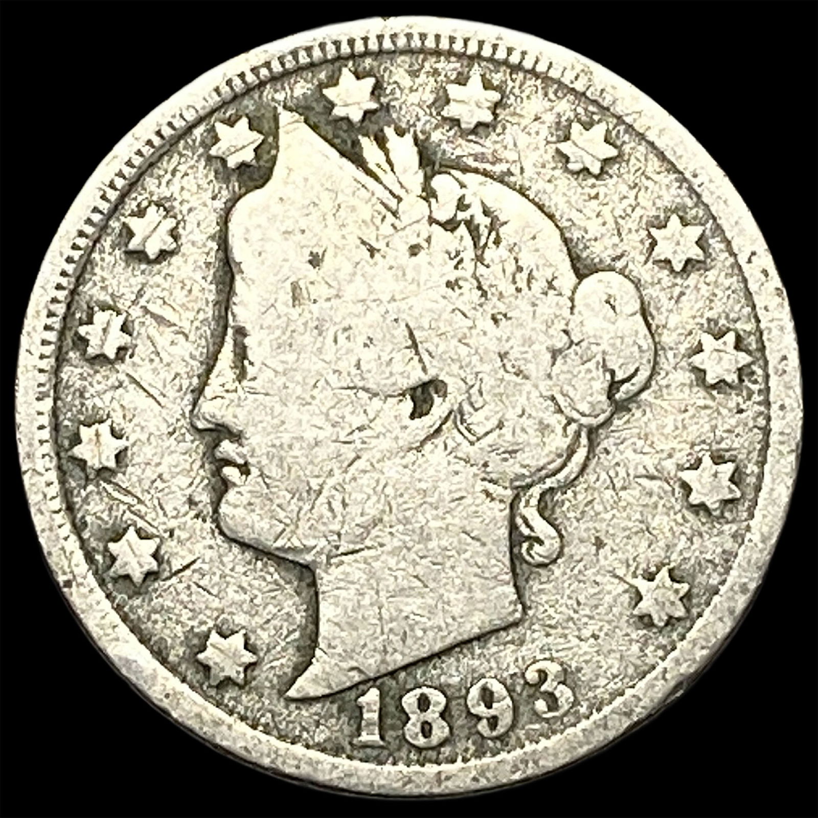 1893 Liberty Head Nickel NICELY CIRCULATED (1 of 2)