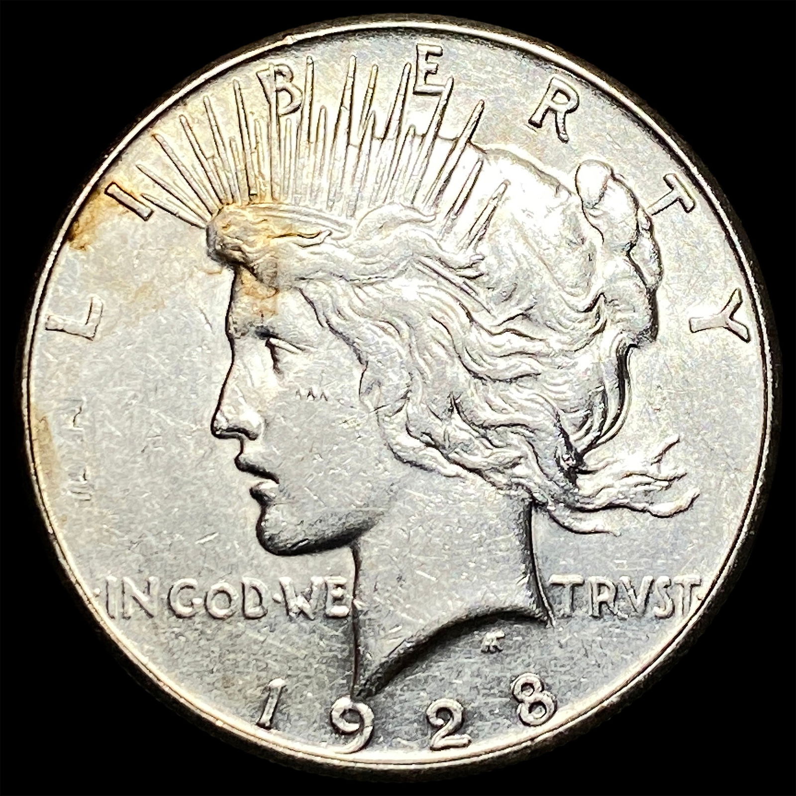 1928-S Silver Peace Dollar CLOSELY UNCIRCULATED (1 of 2)