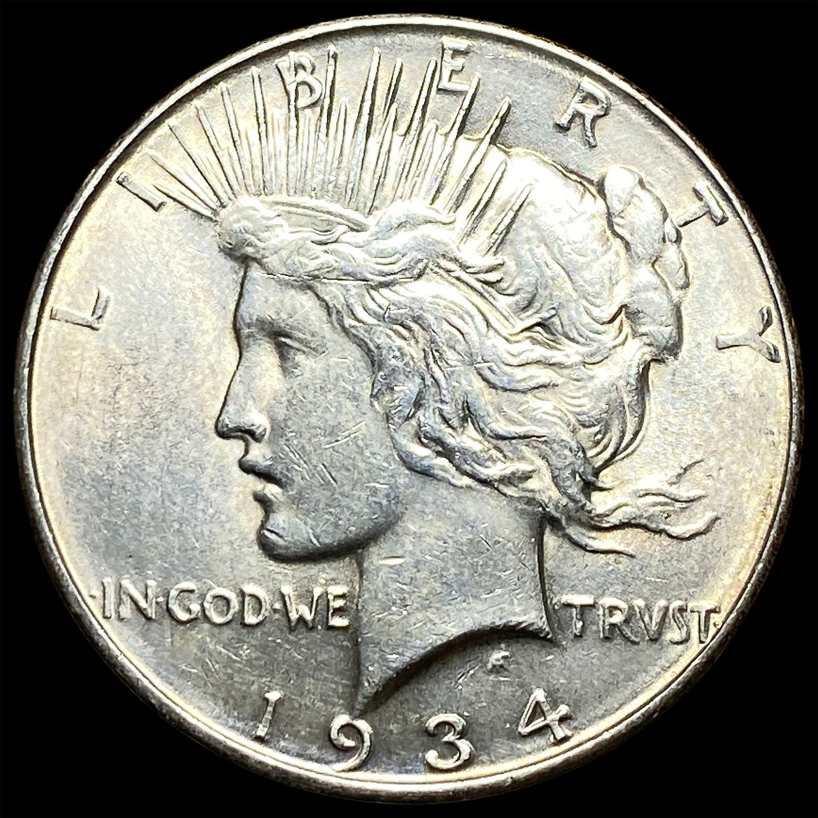 1934-D Silver Peace Dollar CLOSELY UNCIRCULATED (1 of 2)