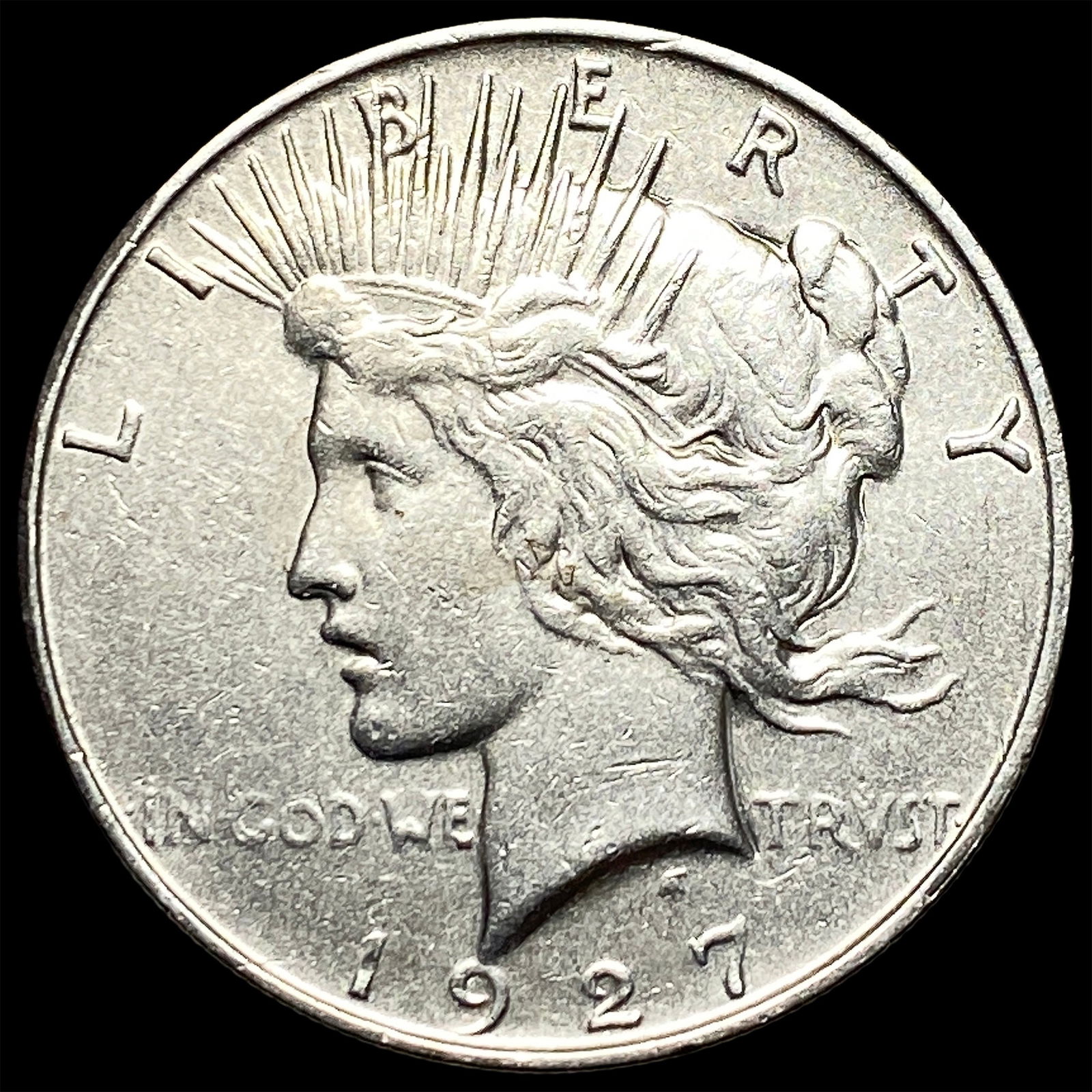 1927-D Peace Silver Dollar CLOSELY UNCIRCULATED (1 of 2)