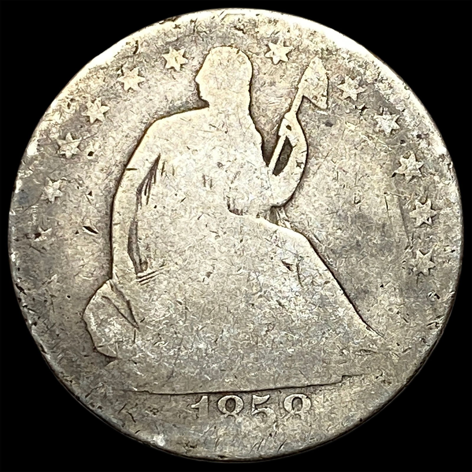 1858-O Seated Liberty Half Dollar HIGH GRADE: 1858-O Seated Liberty Half Dollar HIGH GRADE