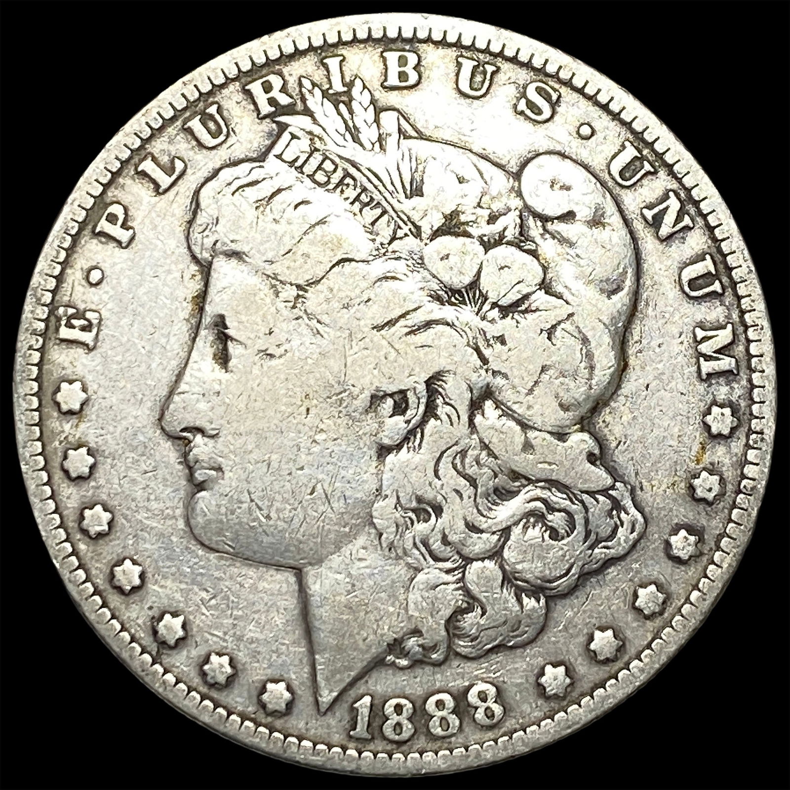 1888-O Silver Morgan Dollar NICELY CIRCULATED: 1888-O Silver Morgan Dollar NICELY CIRCULATED