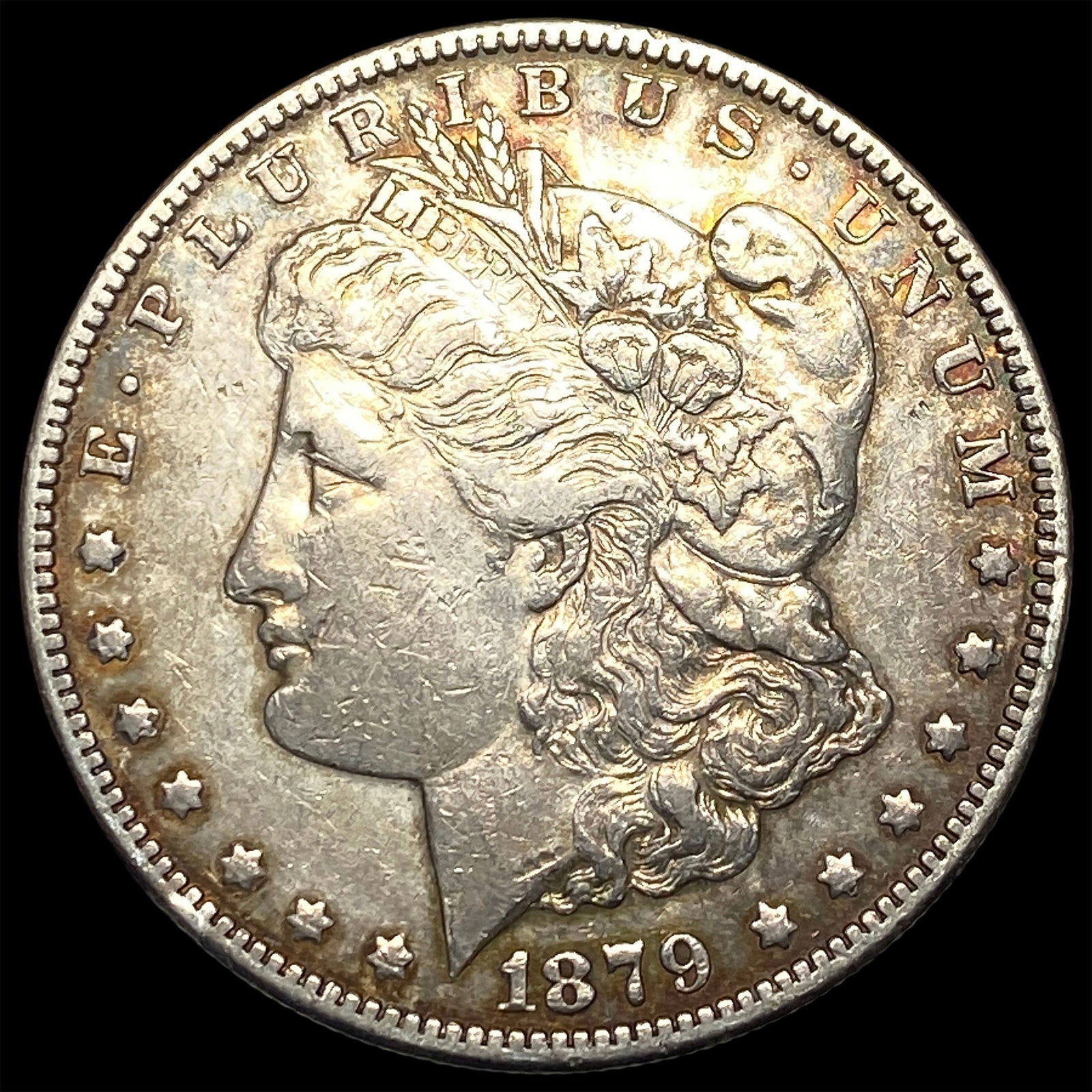 1879-S Rev 78 Silver Morgan Dollar NEARLY UNCIRCULATED: 1879-S Rev 78 Silver Morgan Dollar NEARLY UNCIRCULATED