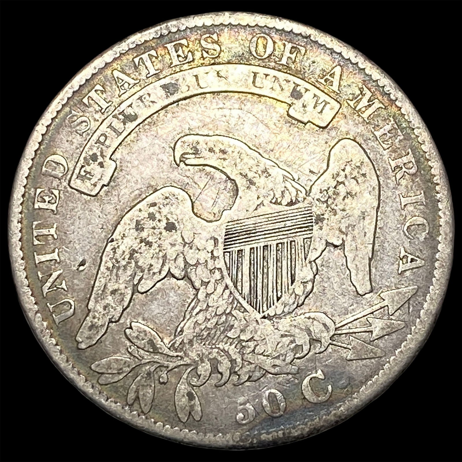 1834 Capped Bust Half Dollar ABOUT UNCIRCULATED - 2