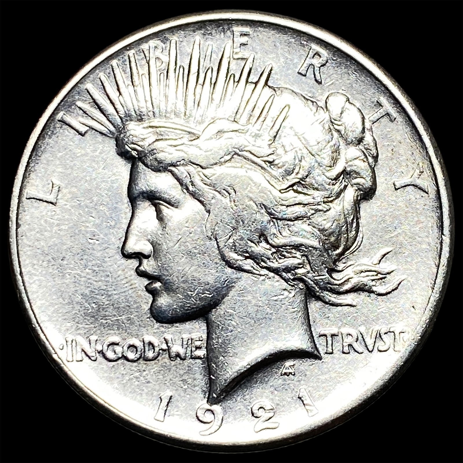 1921 Silver Peace Dollar CLOSELY UNCIRCULATED (1 of 2)
