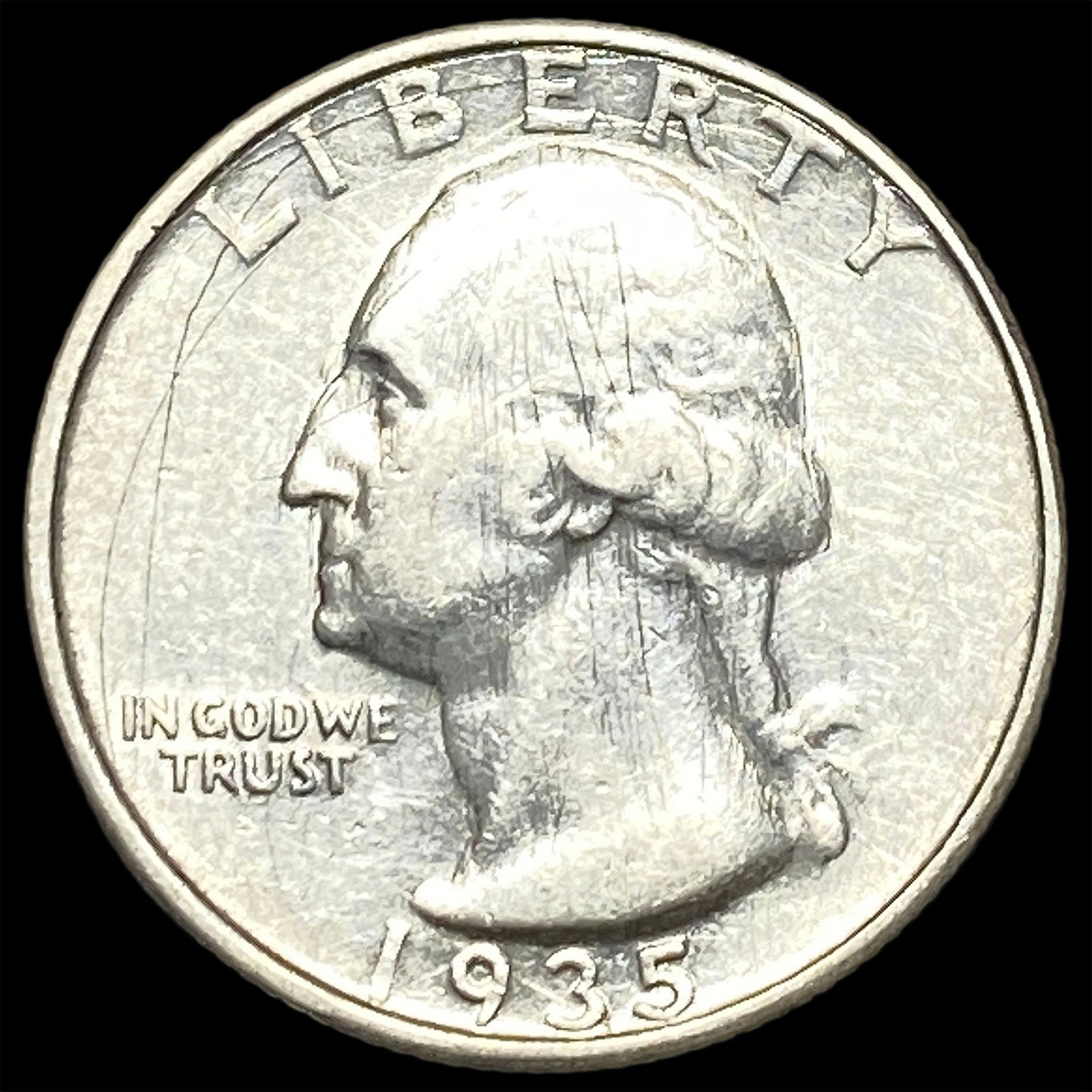 1935-D Silver Washington Quarter HIGH GRADE (1 of 2)