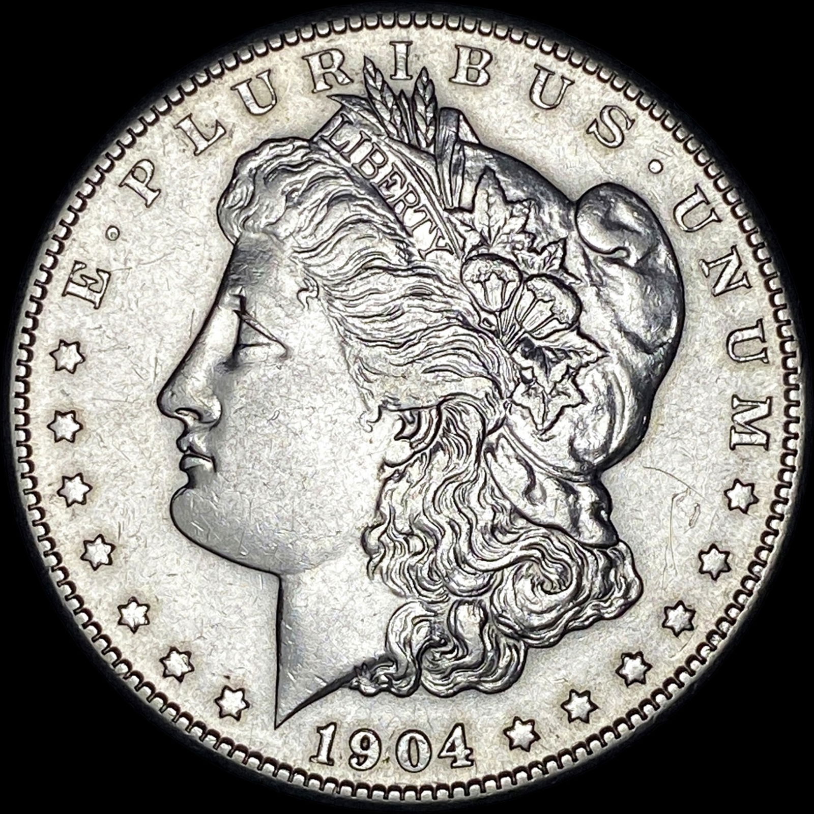 1904-S Silver Morgan Dollar CLOSELY UNCIRCULATED (1 of 2)