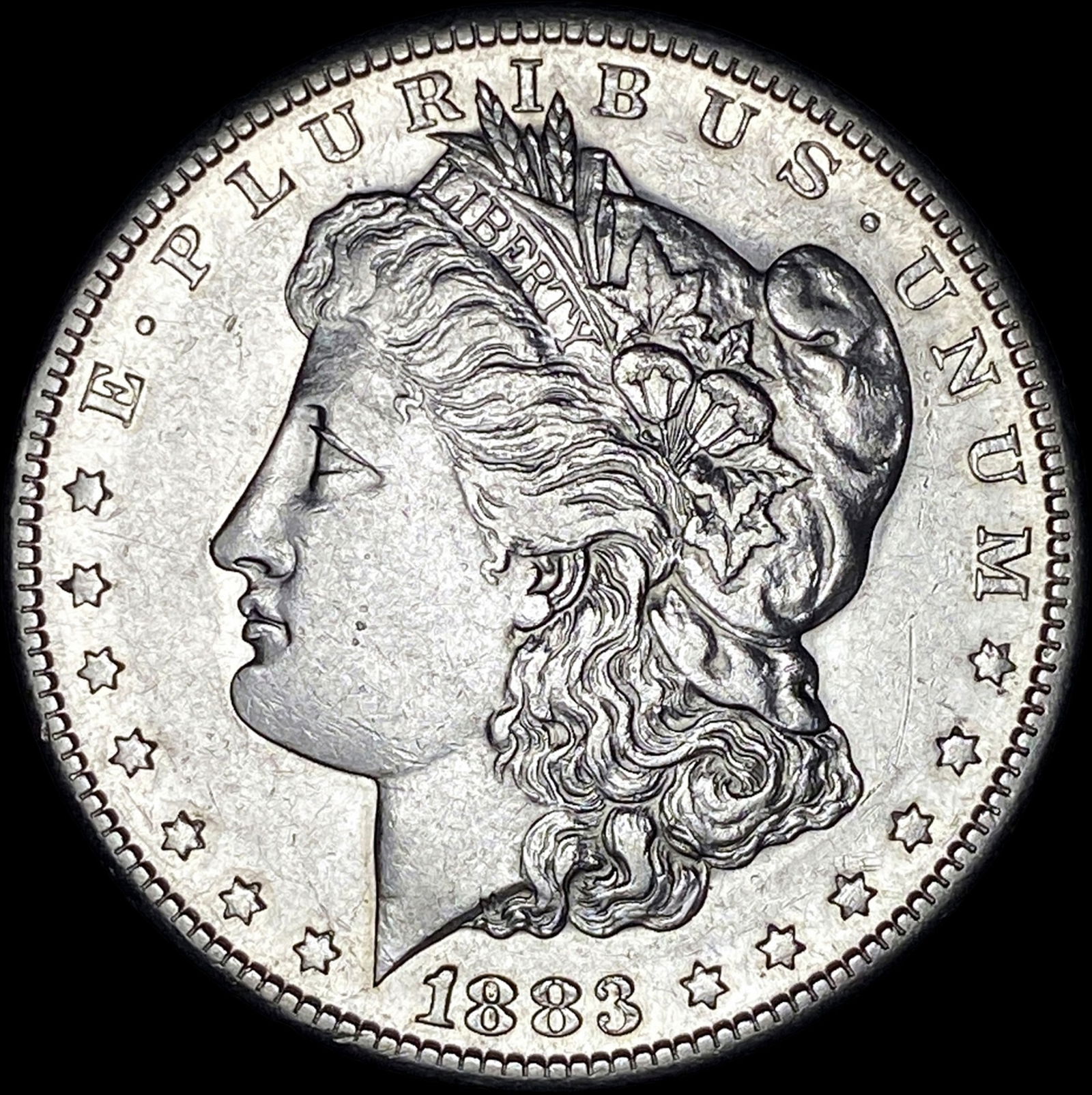 1883-S Silver Morgan Dollar CLOSELY UNCIRCULATED (1 of 2)