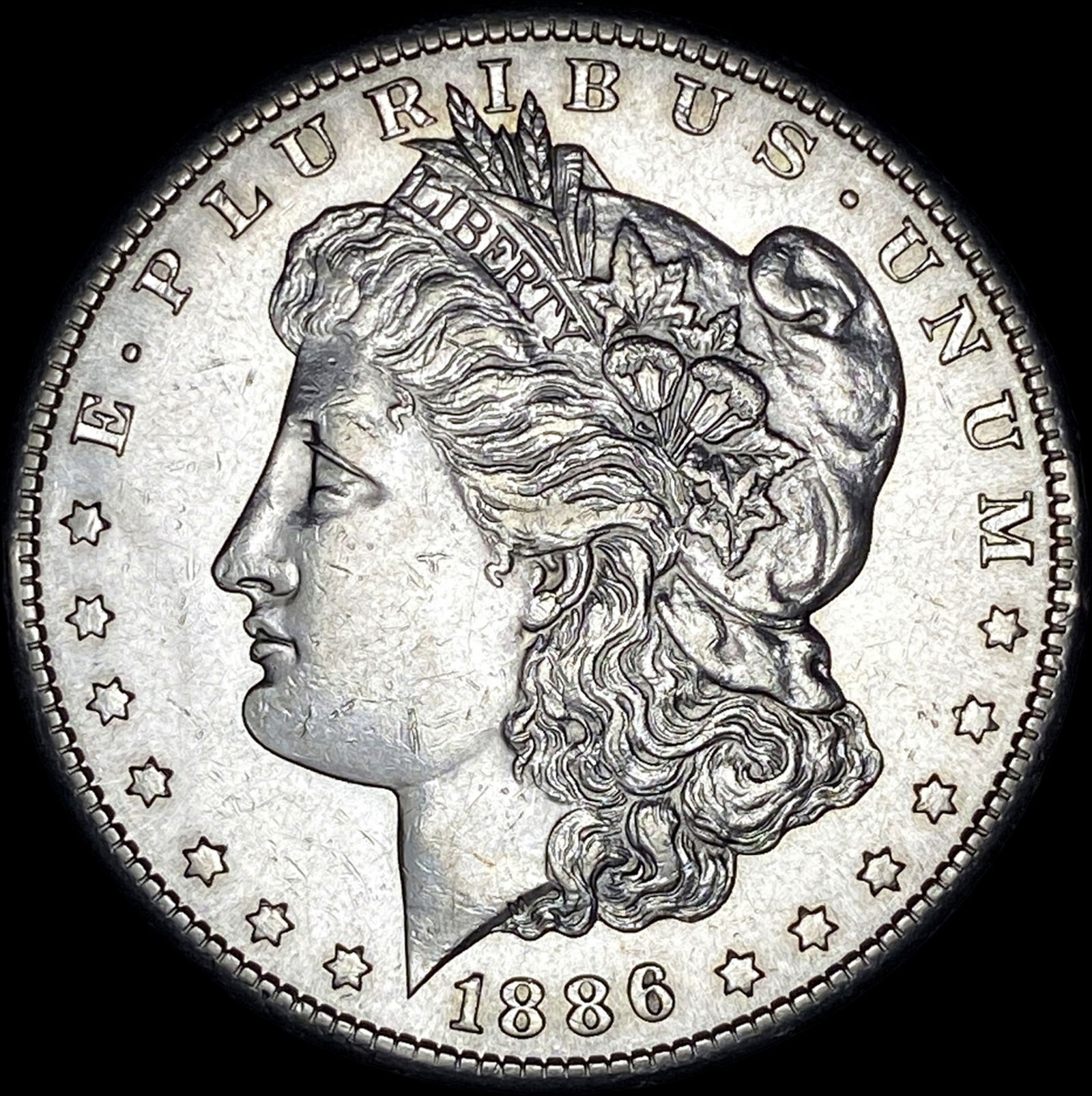 1886-S Silver Morgan Dollar CHOICE AU (1 of 2)