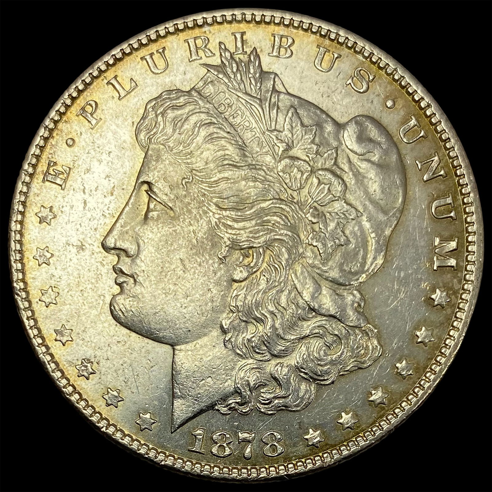 1878 7/8 TF Silver Morgan Dollar CLOSE UNC: 1878 7/8 TF Silver Morgan Dollar CLOSE UNC