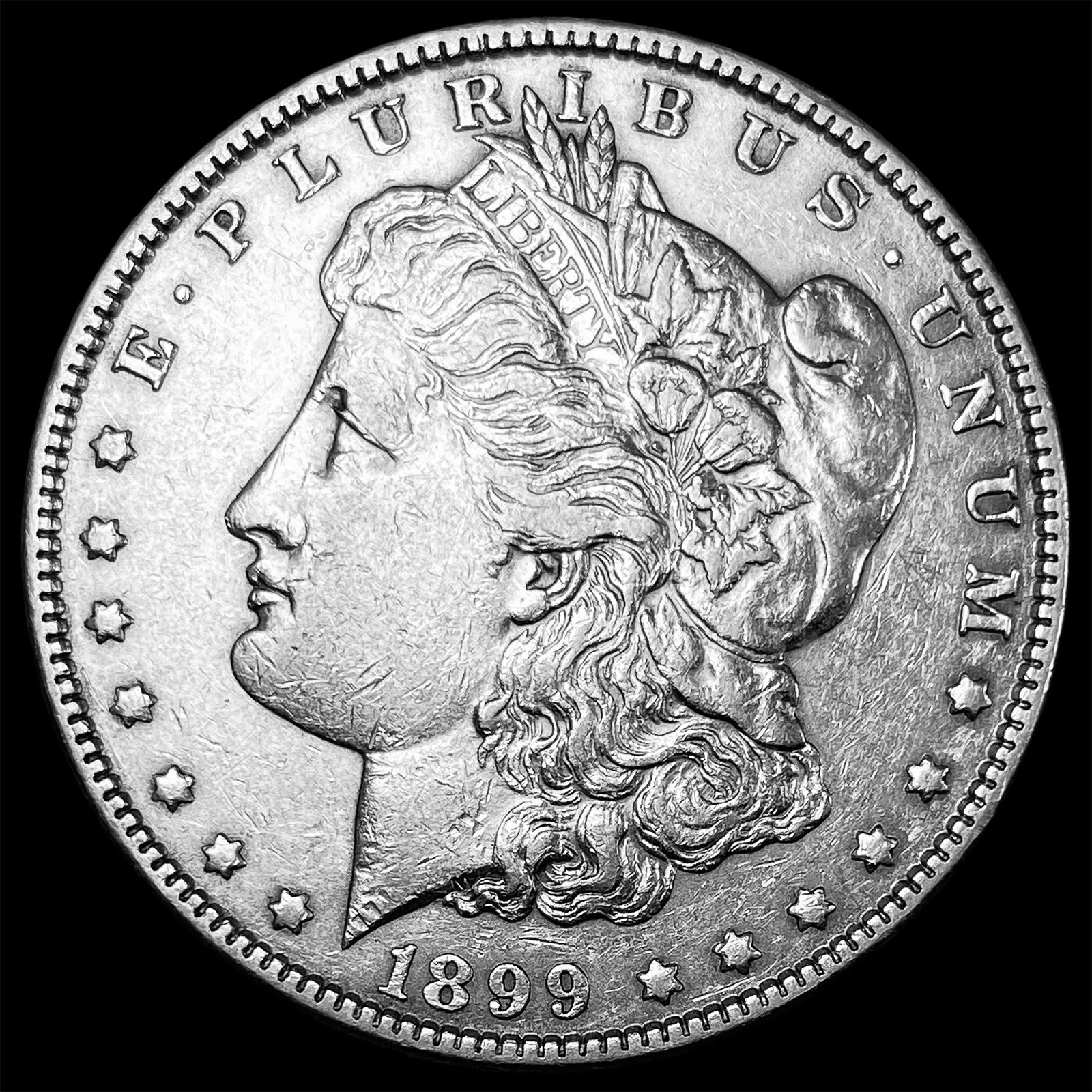 1899 Toned Silver Morgan Dollar CLOSELY UNCIRCULATED: 1899 Toned Silver Morgan Dollar CLOSELY UNCIRCULATED