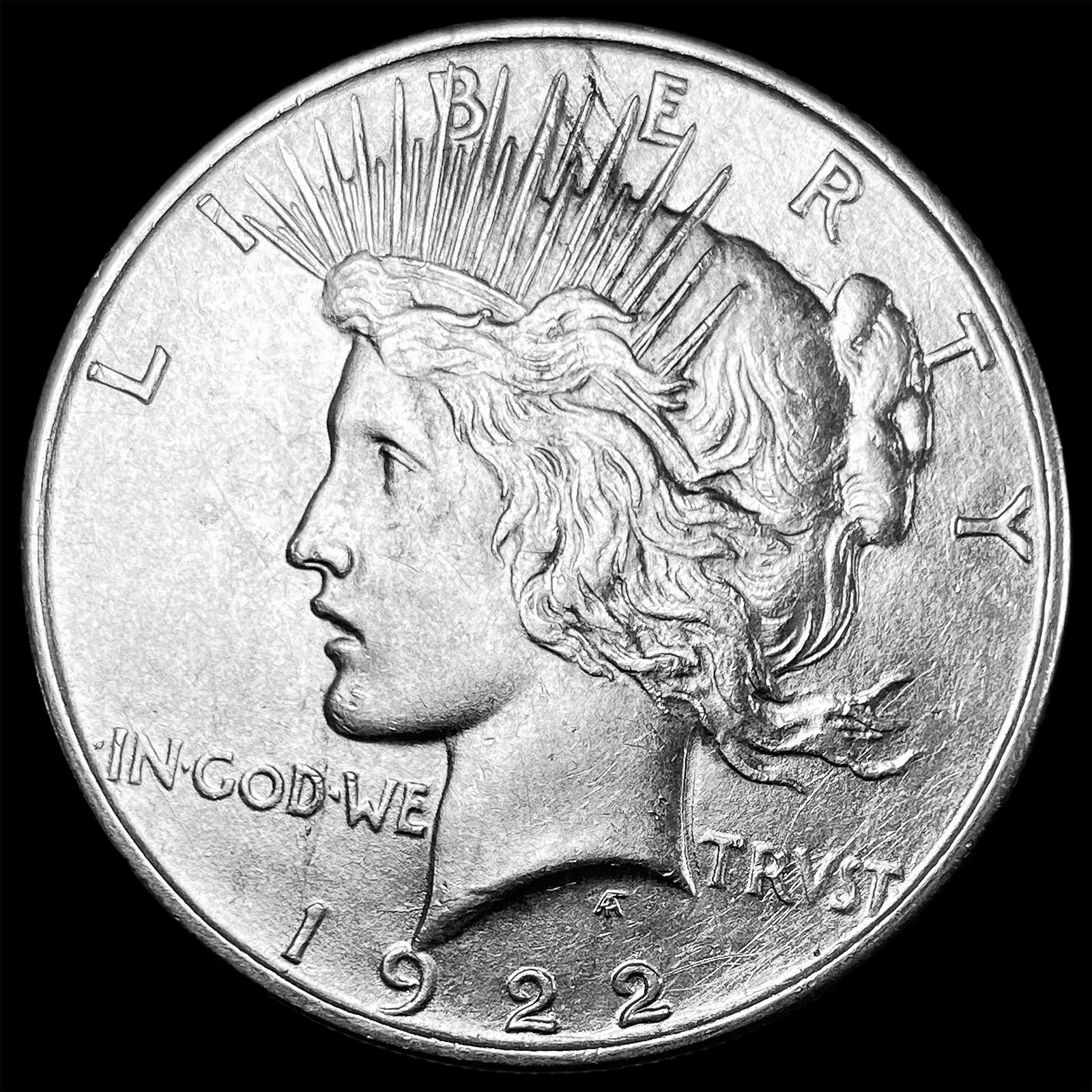 1922 Silver Peace Dollar UNCIRCULATED: 1922 Silver Peace Dollar UNCIRCULATED