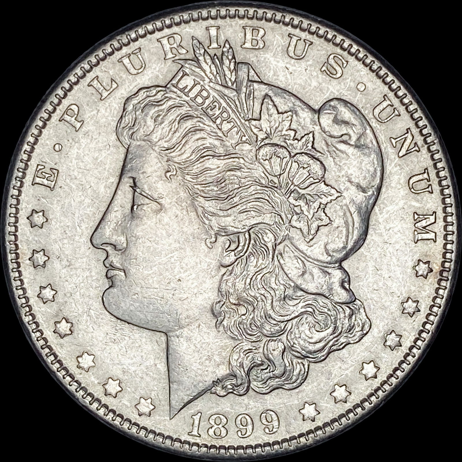 1899 Silver Morgan Dollar CHOICE AU: 1899 Silver Morgan Dollar CHOICE AU