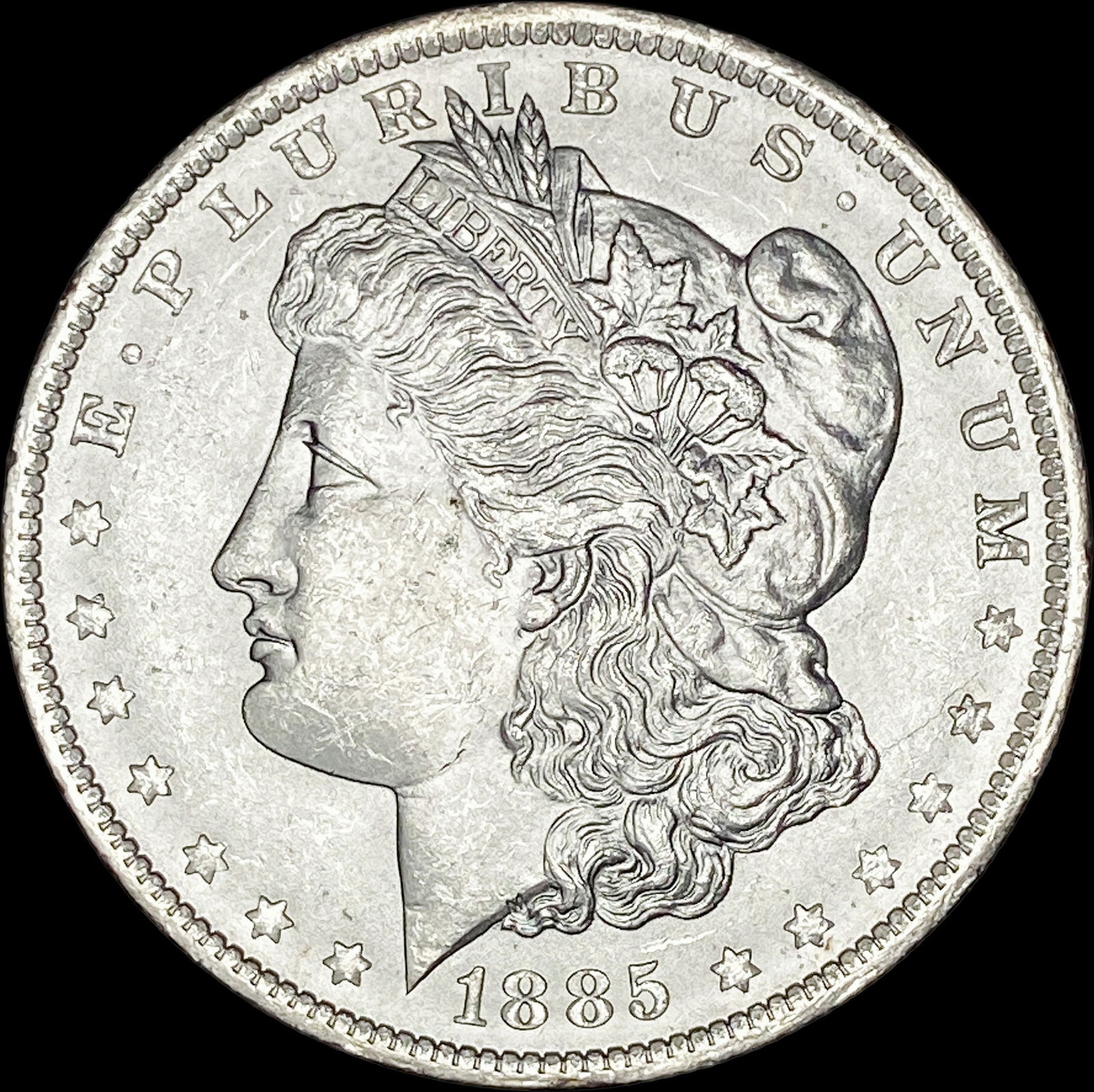 1885-O Silver Morgan Dollar CHOICE BU: 1885-O Silver Morgan Dollar CHOICE BU