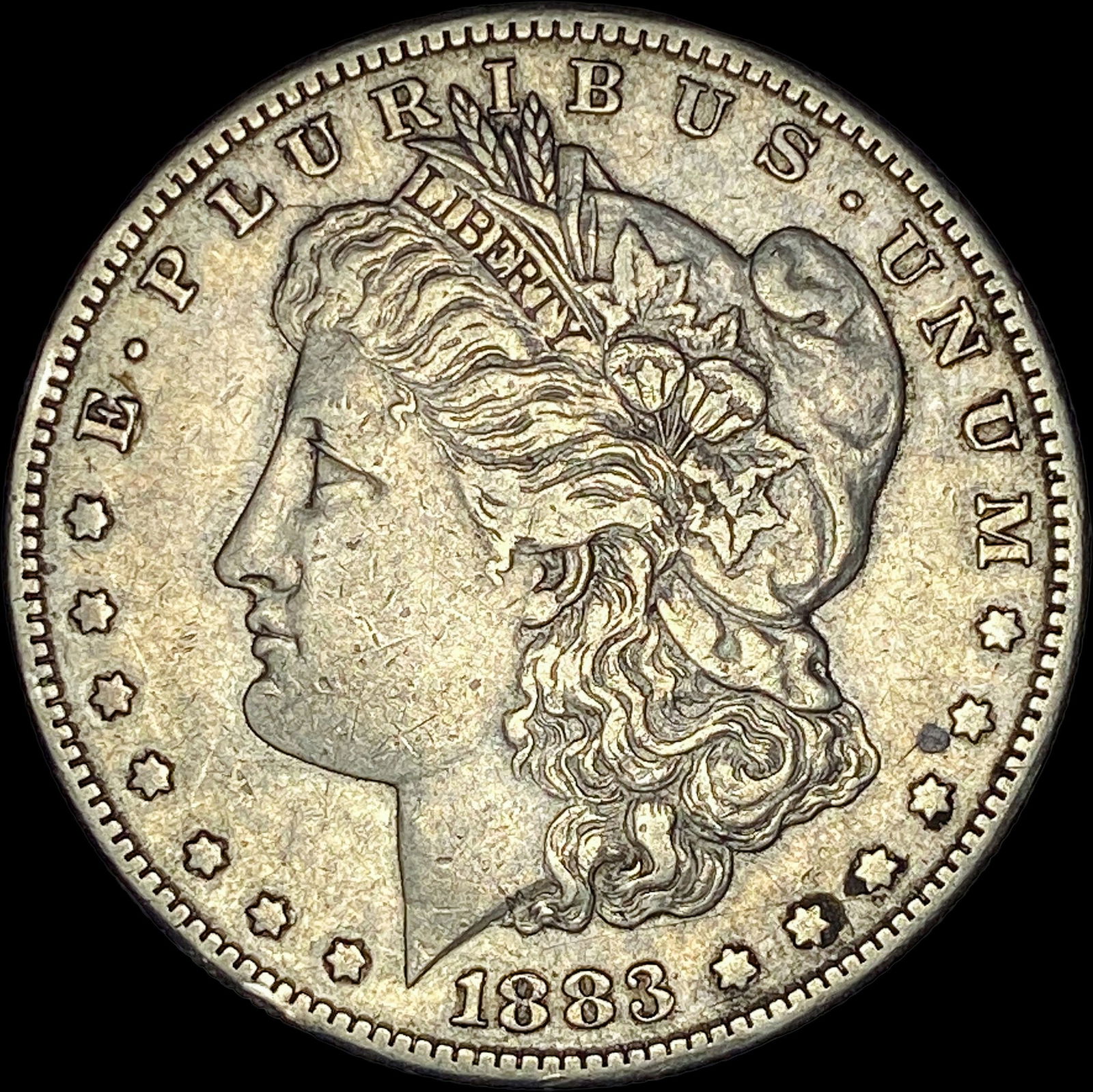 1883-S Silver Morgan Dollar NEARLY UNCIRCULATED: 1883-S Silver Morgan Dollar NEARLY UNCIRCULATED