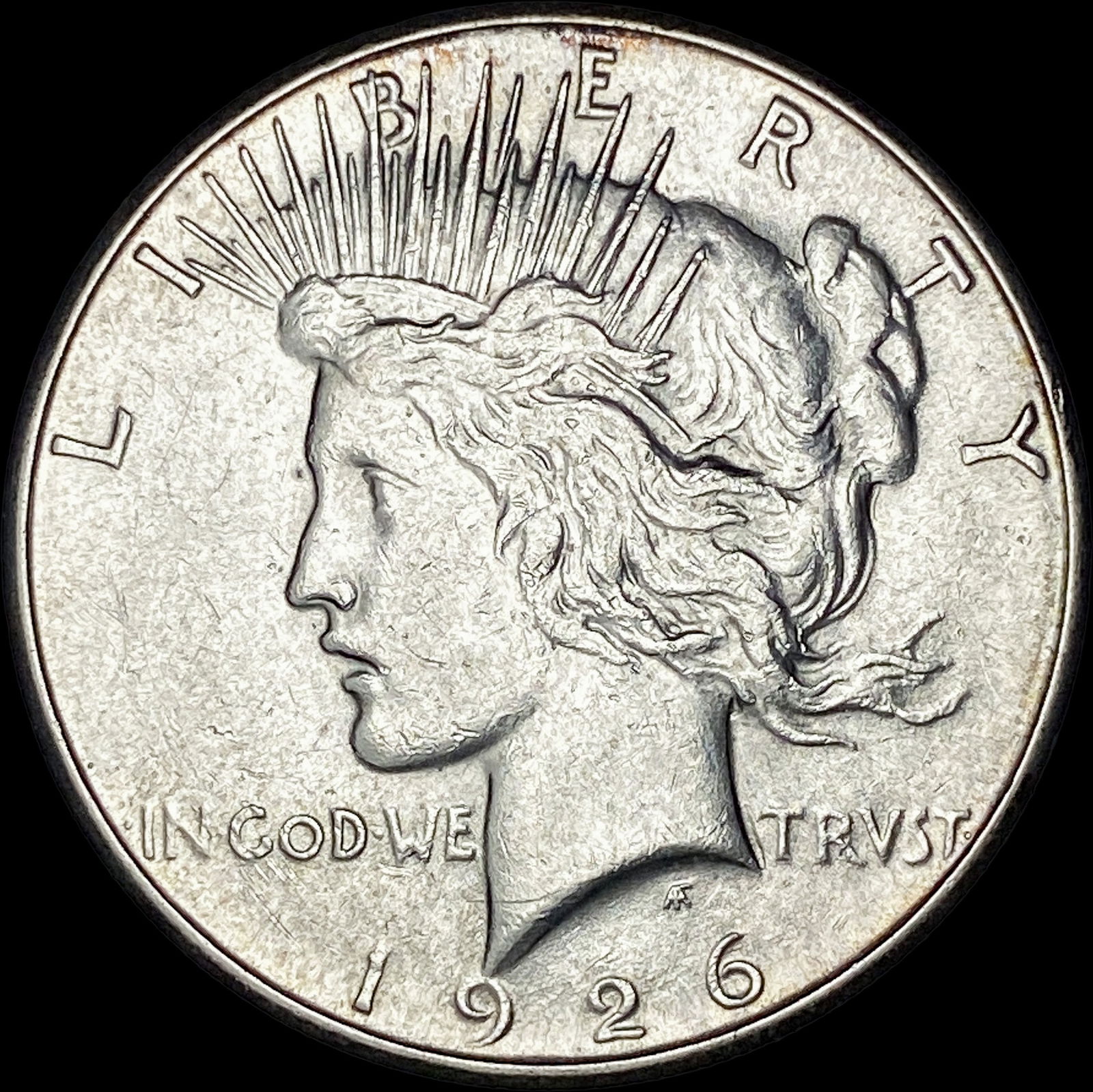 1926-S Silver Peace Dollar CLOSELY UNCIRCULATED: 1926-S Silver Peace Dollar CLOSELY UNCIRCULATED