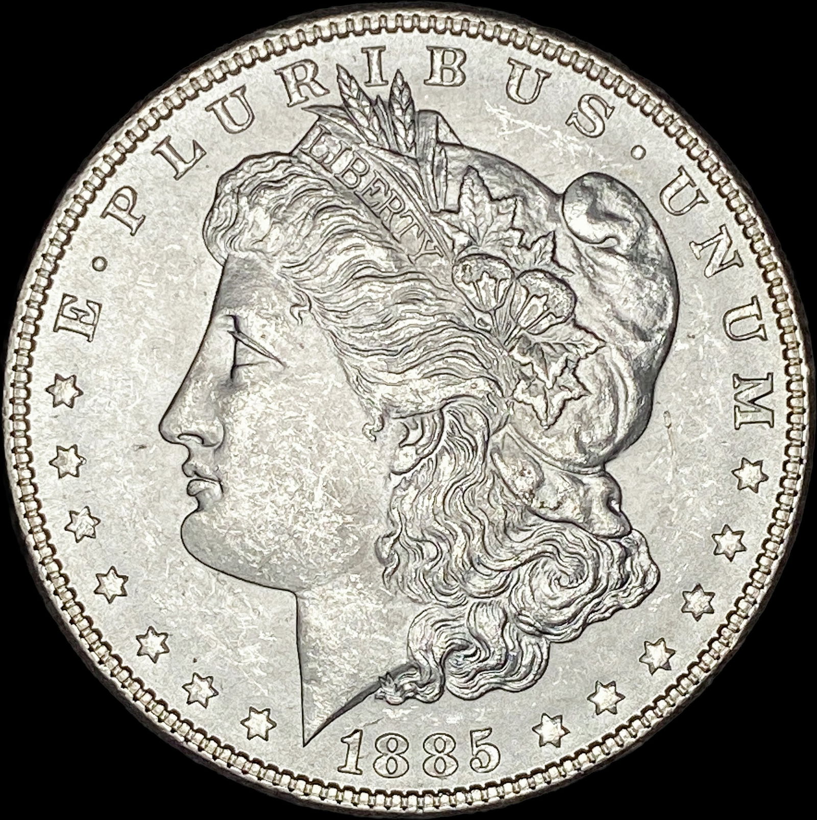 1885 Silver Morgan Dollar CHOICE BU: 1885 Silver Morgan Dollar CHOICE BU