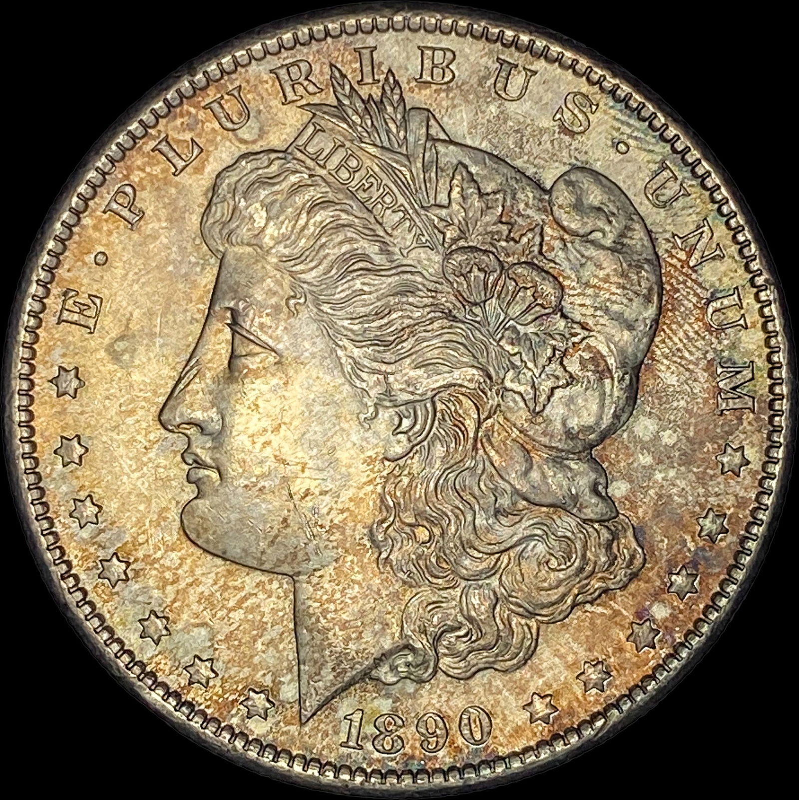 1890-S Silver Morgan Dollar UNCIRCULATED: 1890-S Silver Morgan Dollar UNCIRCULATED