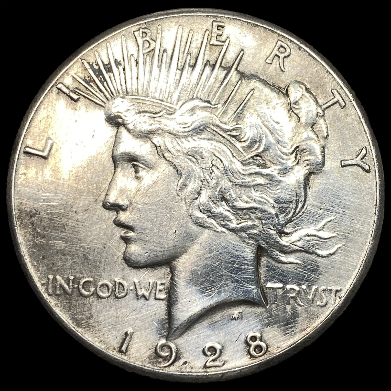 1928-S Silver Peace Dollar HIGH GRADE (1 of 2)