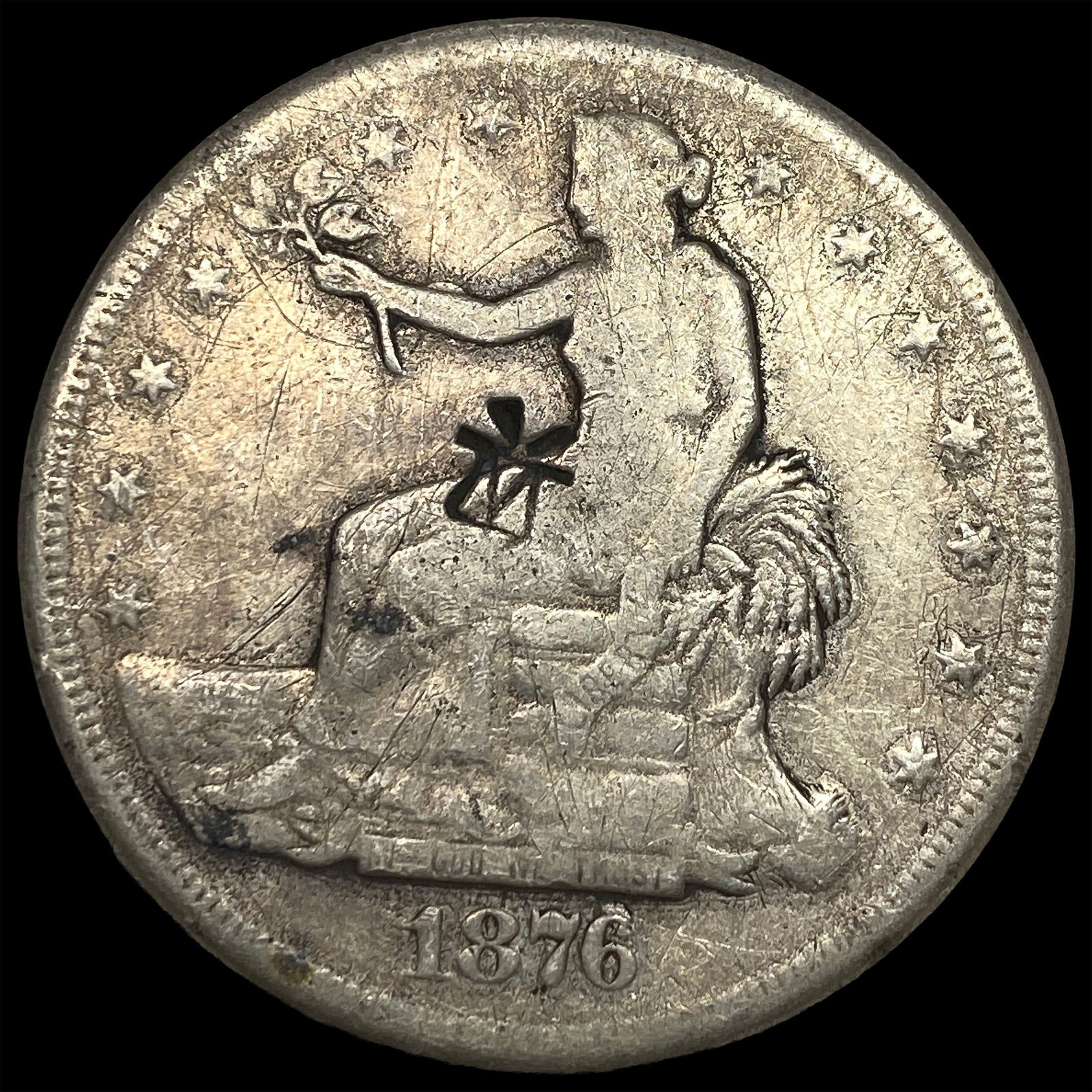 1876-S Silver Trade Dollar NICELY CIRCULATED: 1876-S Silver Trade Dollar NICELY CIRCULATED