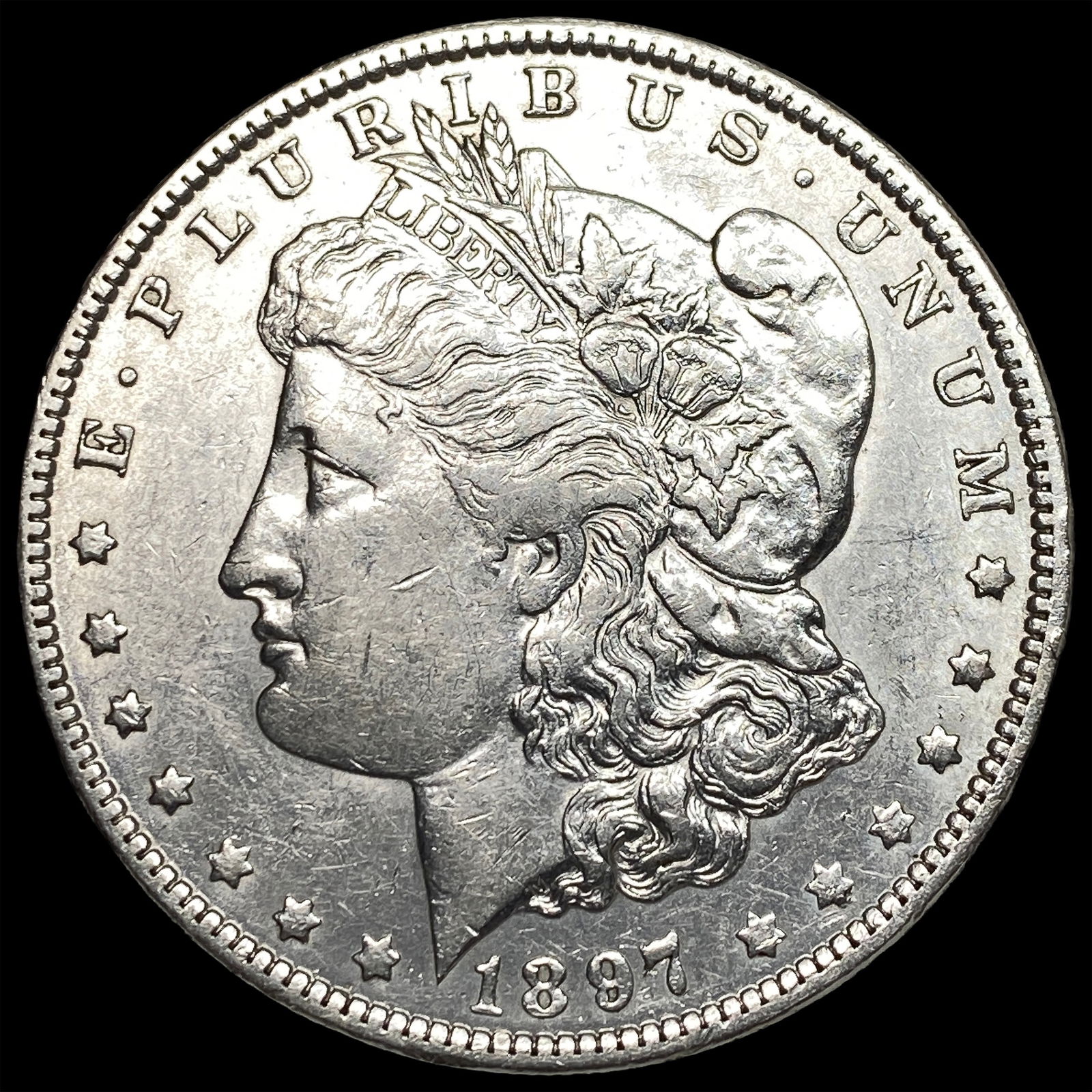 1897-O Silver Morgan Dollar CLOSELY UNCIRCULATED: 1897-O Silver Morgan Dollar CLOSELY UNCIRCULATED