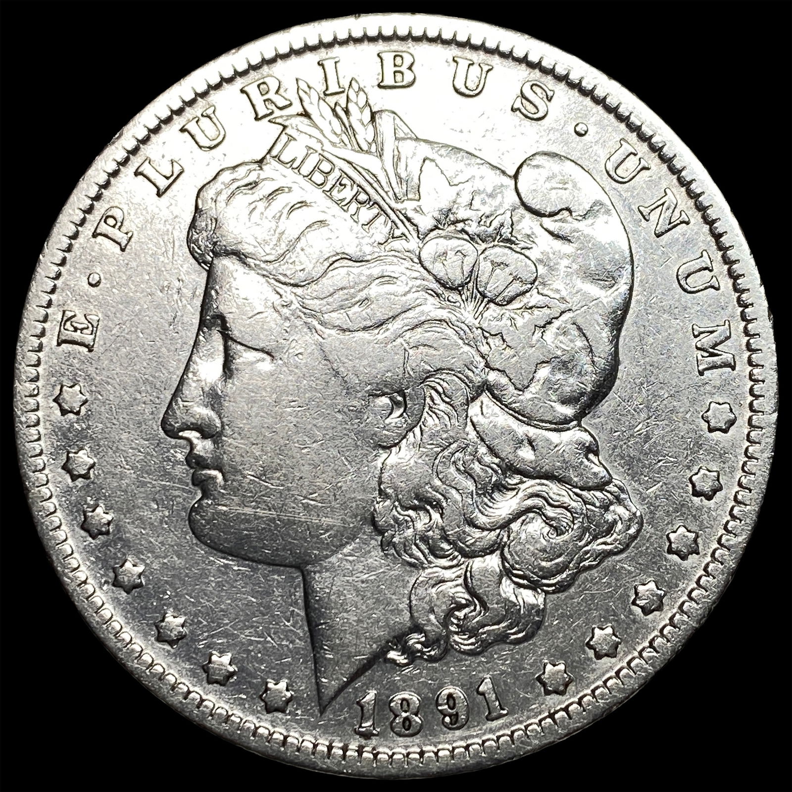 1891-O Silver Morgan Dollar LIGHTLY CIRCULATED (1 of 2)