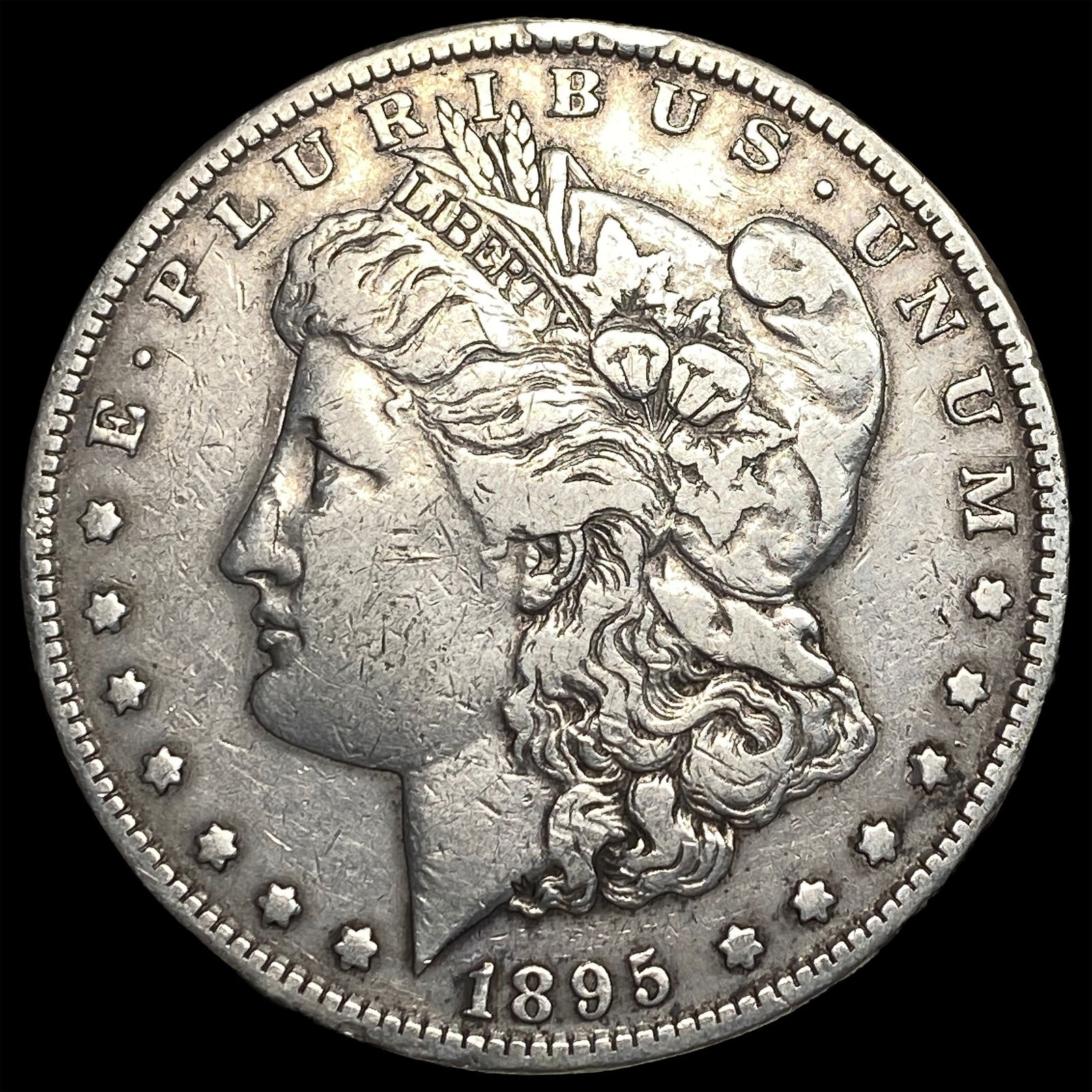 1895-S Silver Morgan Dollar LIGHTLY CIRCULATED: 1895-S Silver Morgan Dollar LIGHTLY CIRCULATED