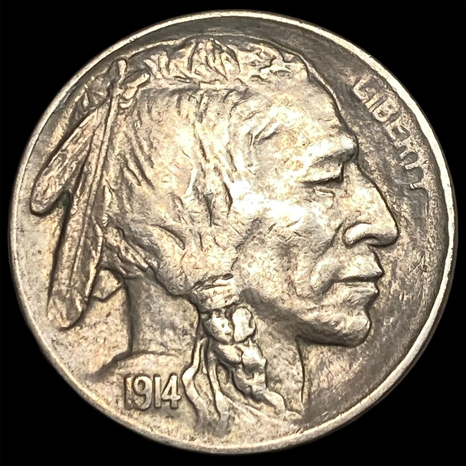 1914-S Buffalo Nickel CLOSELY UNCIRCULATED (1 of 2)