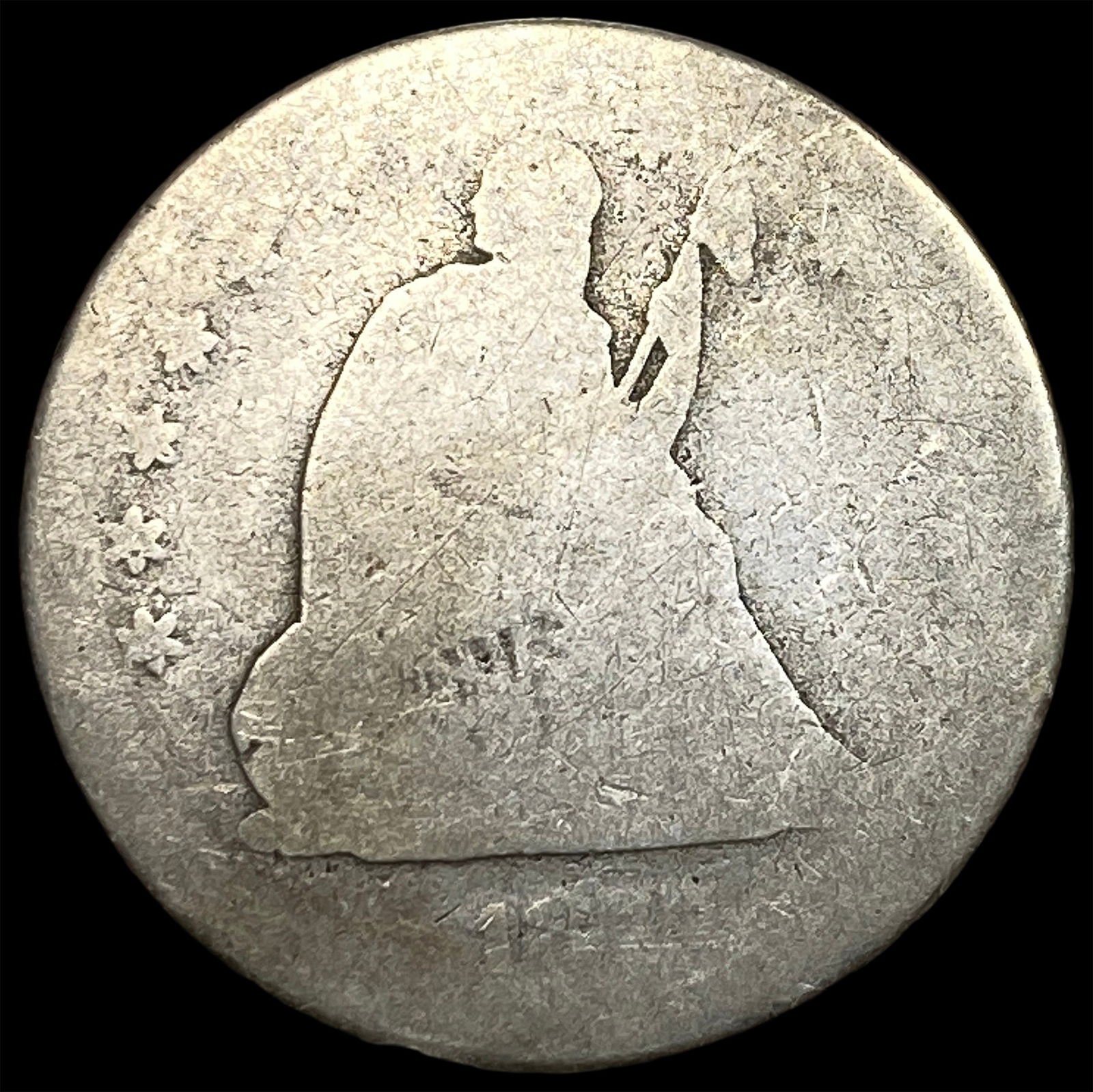 1841 Seated Liberty Dime NICELY CIRCULATED (1 of 2)
