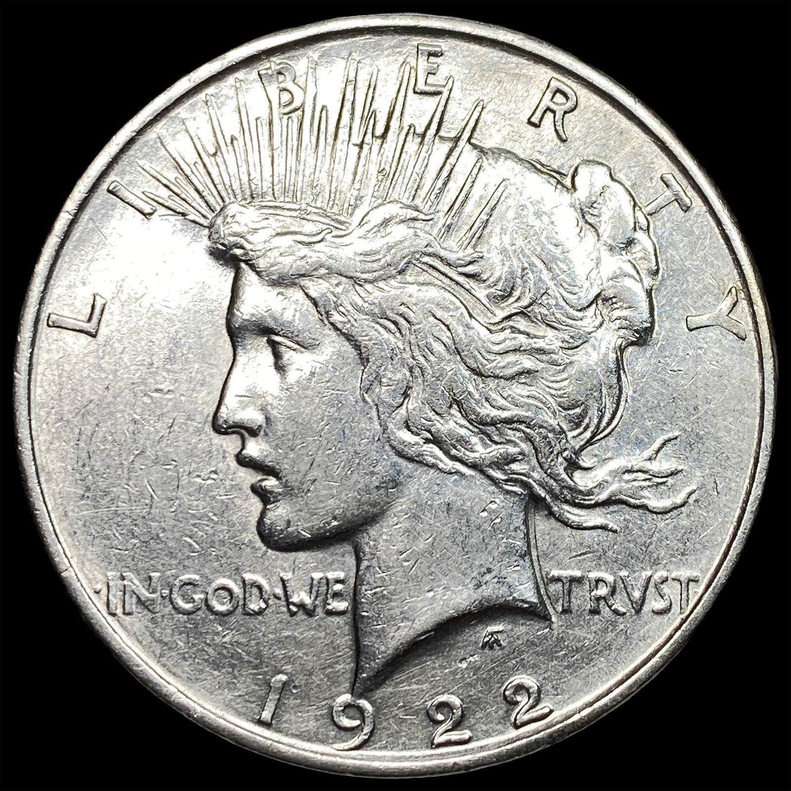 1922 Silver Peace Dollar CLOSELY UNCIRCULATED: 1922 Silver Peace Dollar CLOSELY UNCIRCULATED