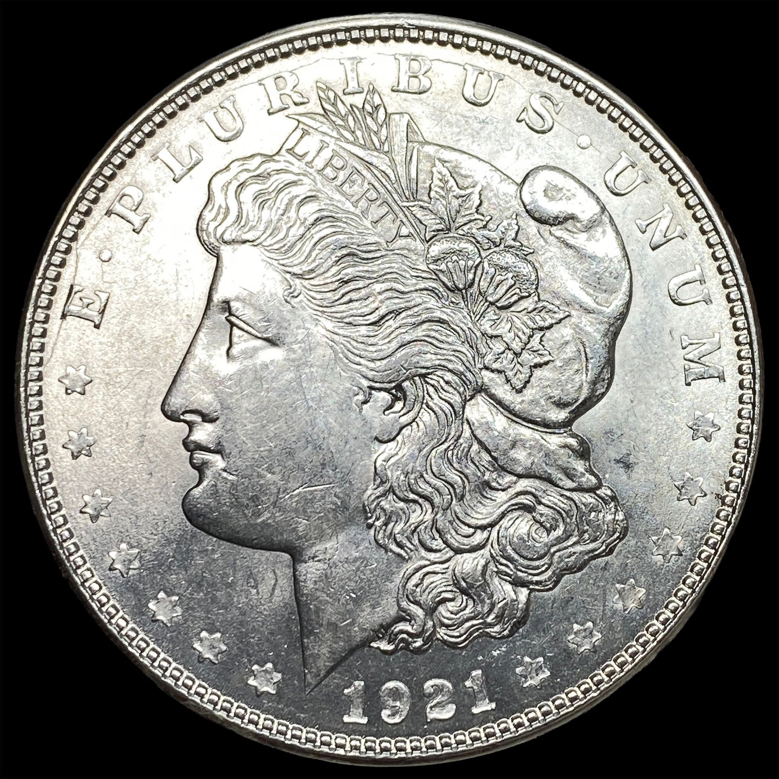 1921 Silver Morgan Dollar CHOICE BU (1 of 2)