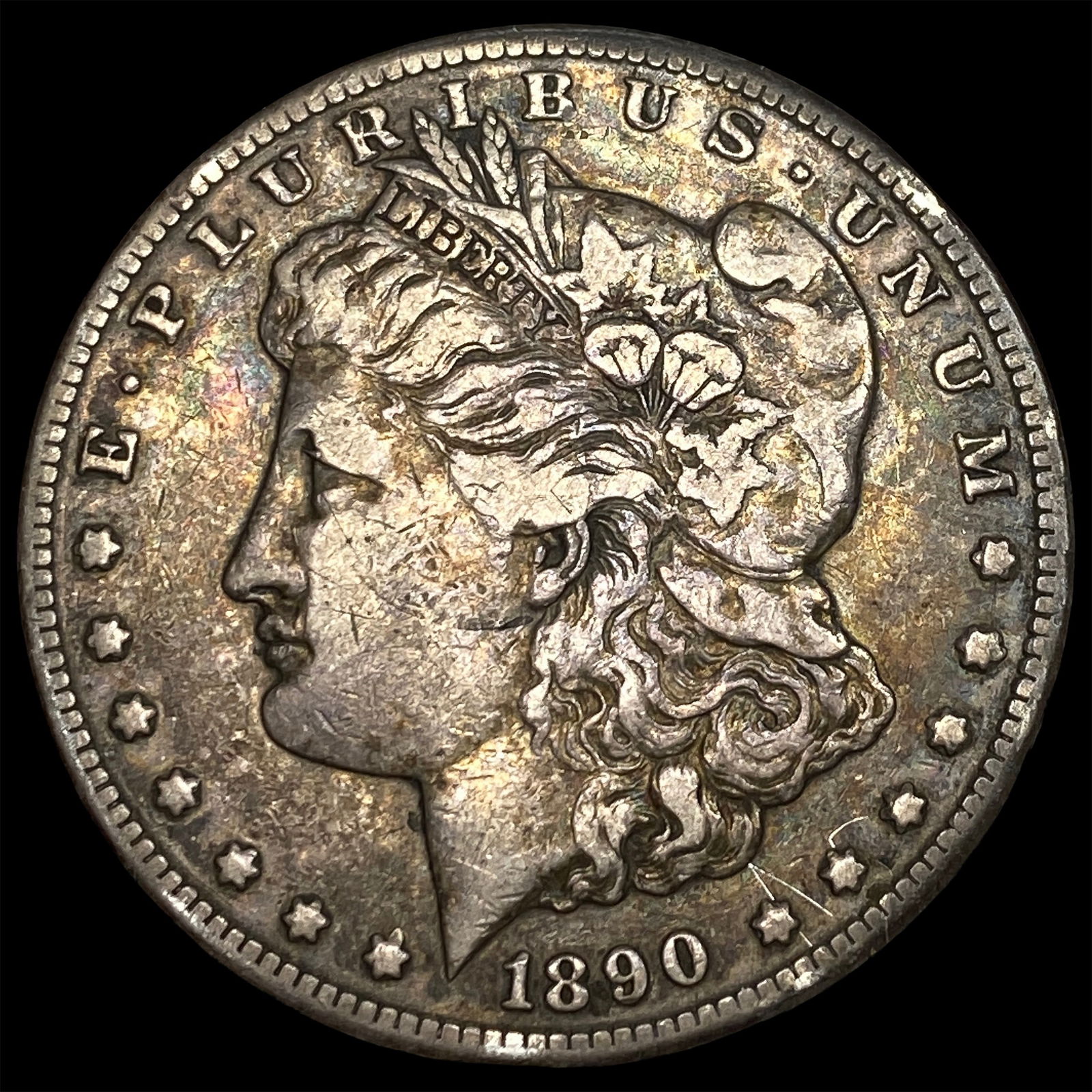 1890-CC Silver Morgan Dollar LIGHTLY CIRCULATED (1 of 2)