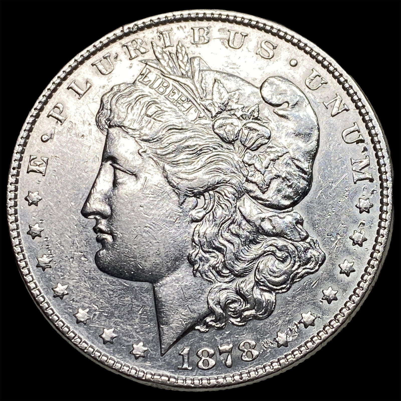 1878-S Silver Morgan Dollar CLOSELY UNCIRCULATED (1 of 2)
