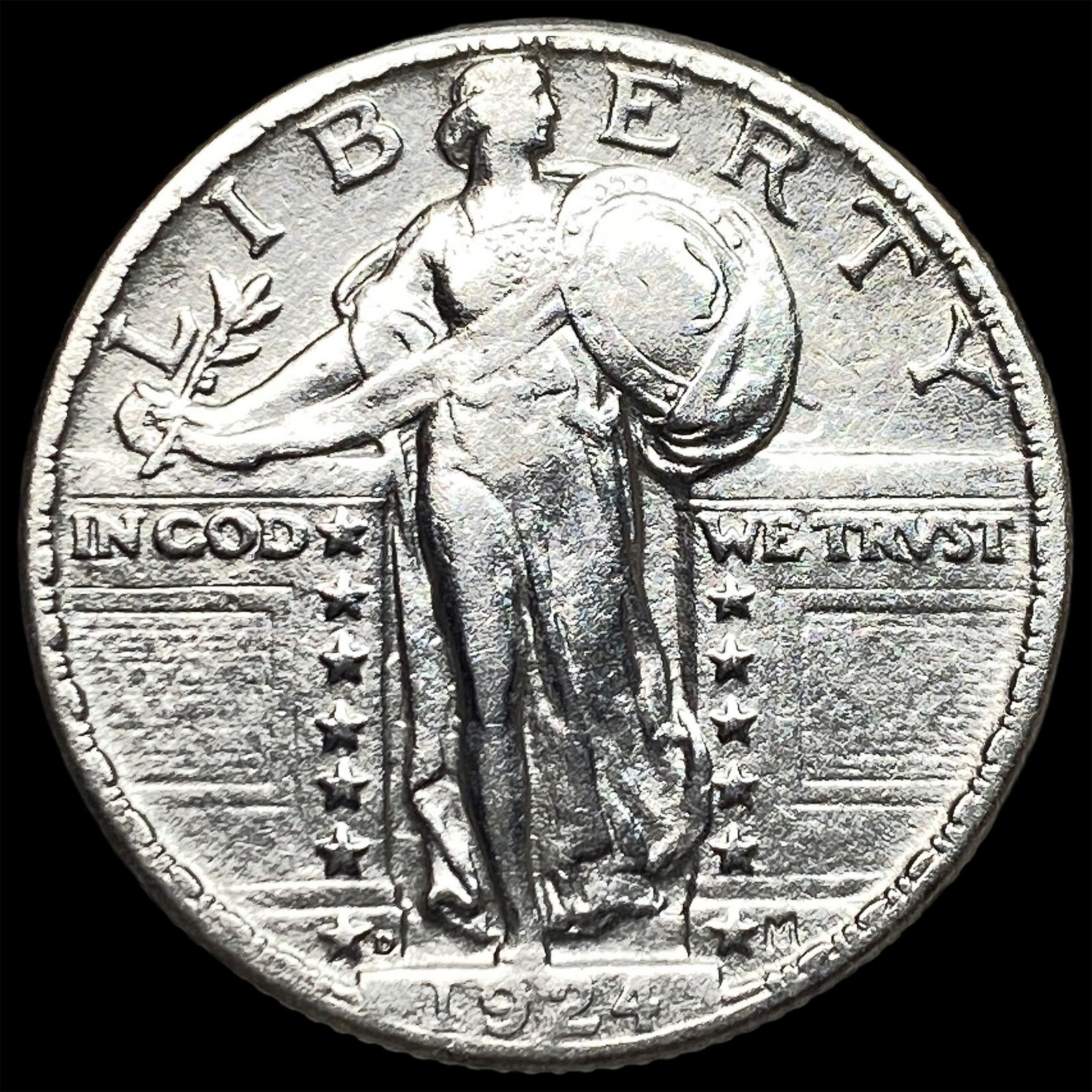 1924-D Silver Standing Liberty Quarter CLOSELY UNCIRCULATED (1 of 2)