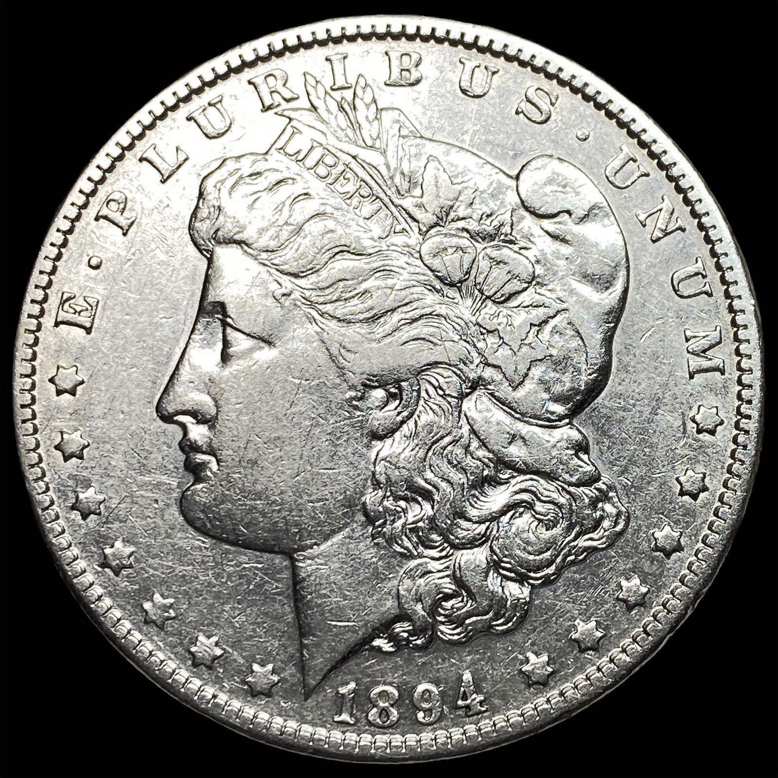 1894-S Silver Morgan Dollar NEARLY UNCIRCULATED (1 of 2)