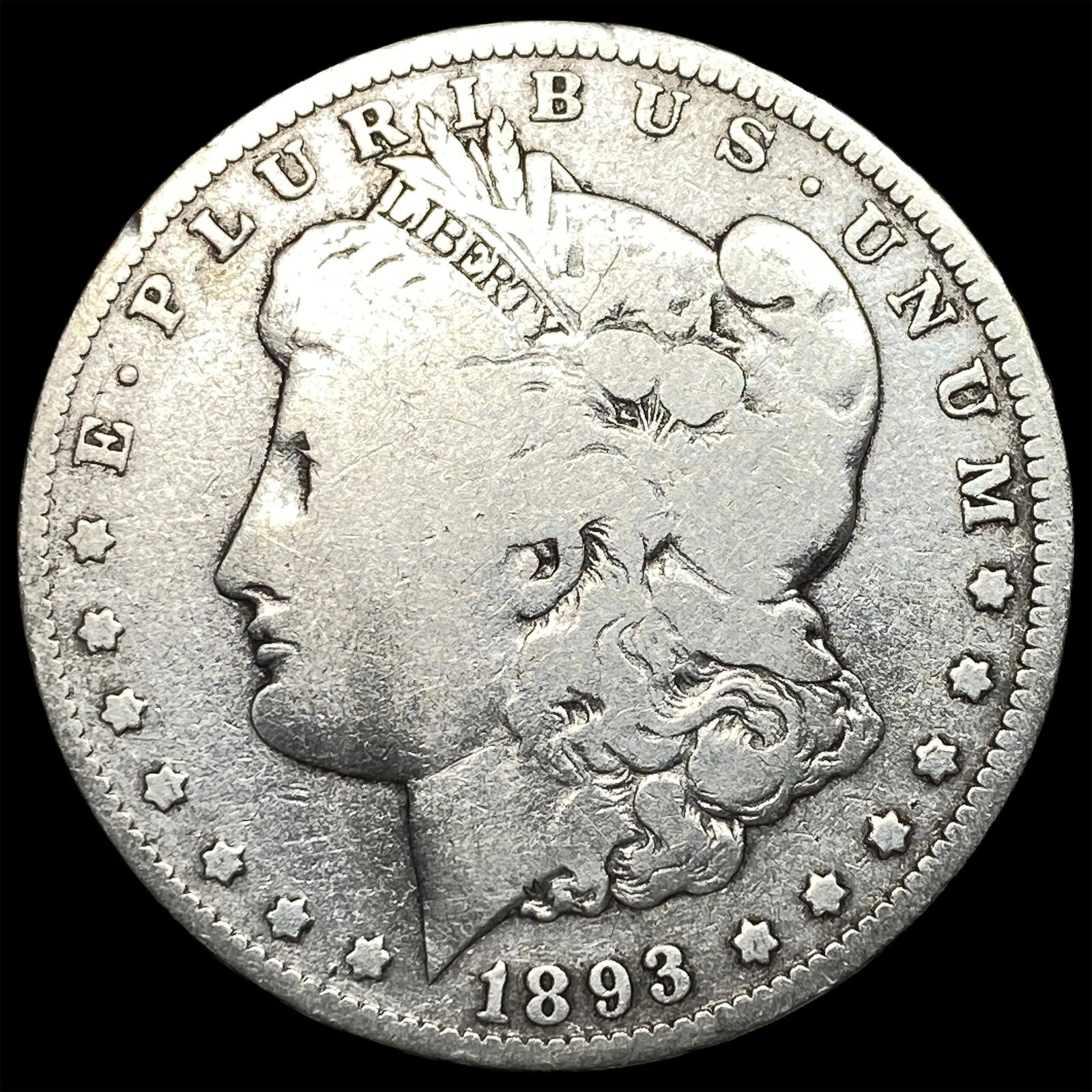1893-O Silver Morgan Dollar NICELY CIRCULATED (1 of 2)
