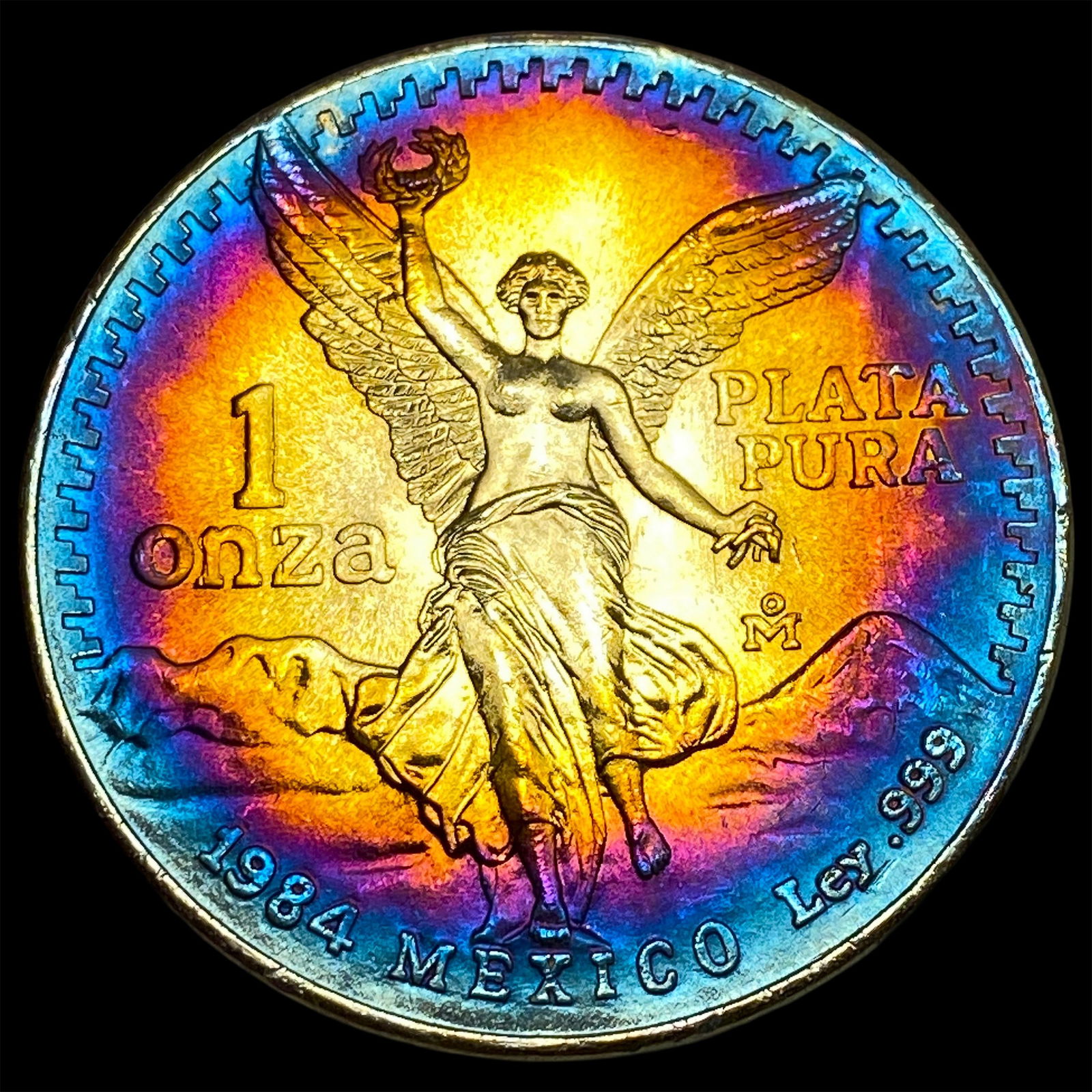 1984 Mexico Silver 1 Onza Libertad SUPERB GEM BU: 1984 Mexico Silver 1 Onza Libertad SUPERB GEM BU