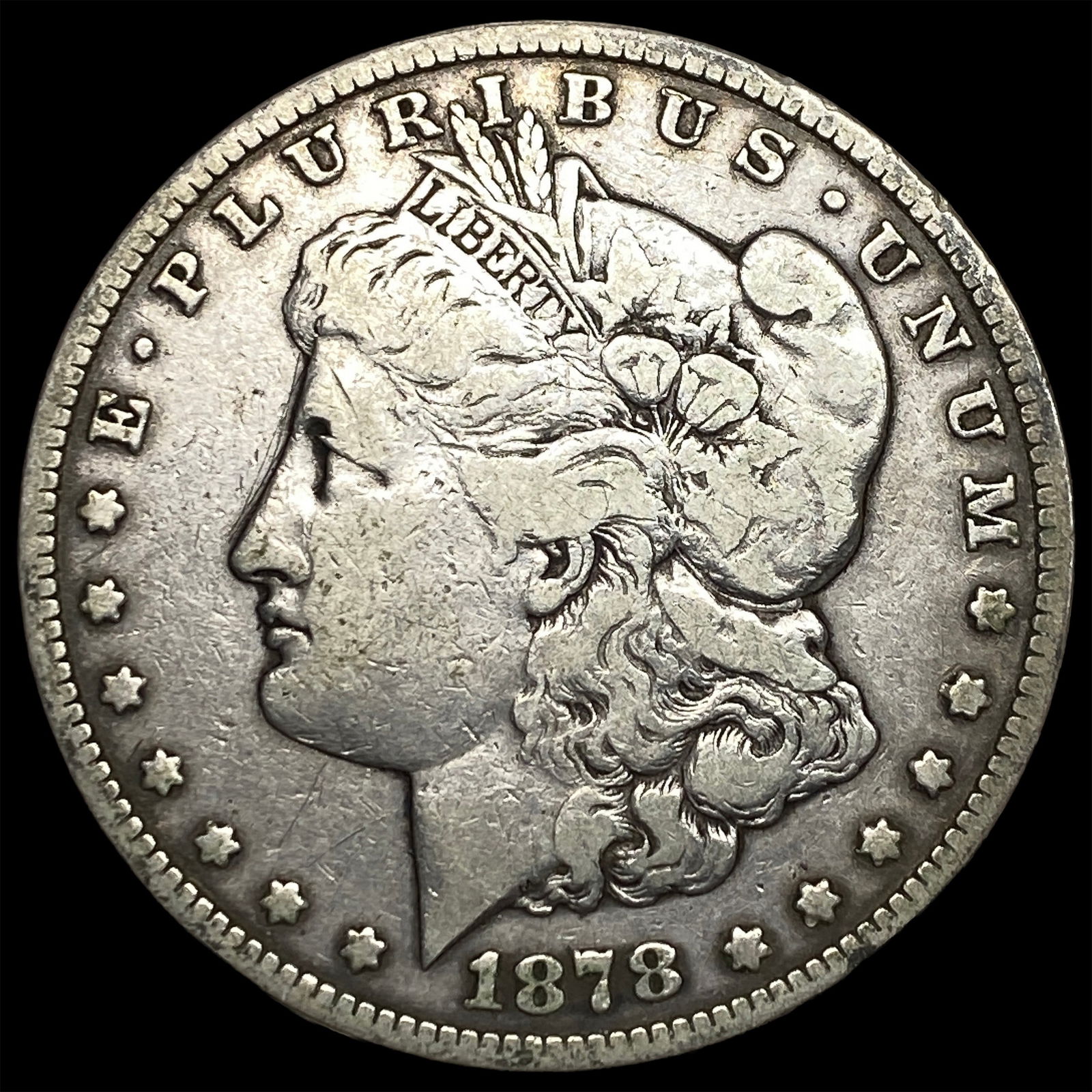 1878-CC Silver Morgan Dollar NICELY CIRCULATED: 1878-CC Silver Morgan Dollar NICELY CIRCULATED