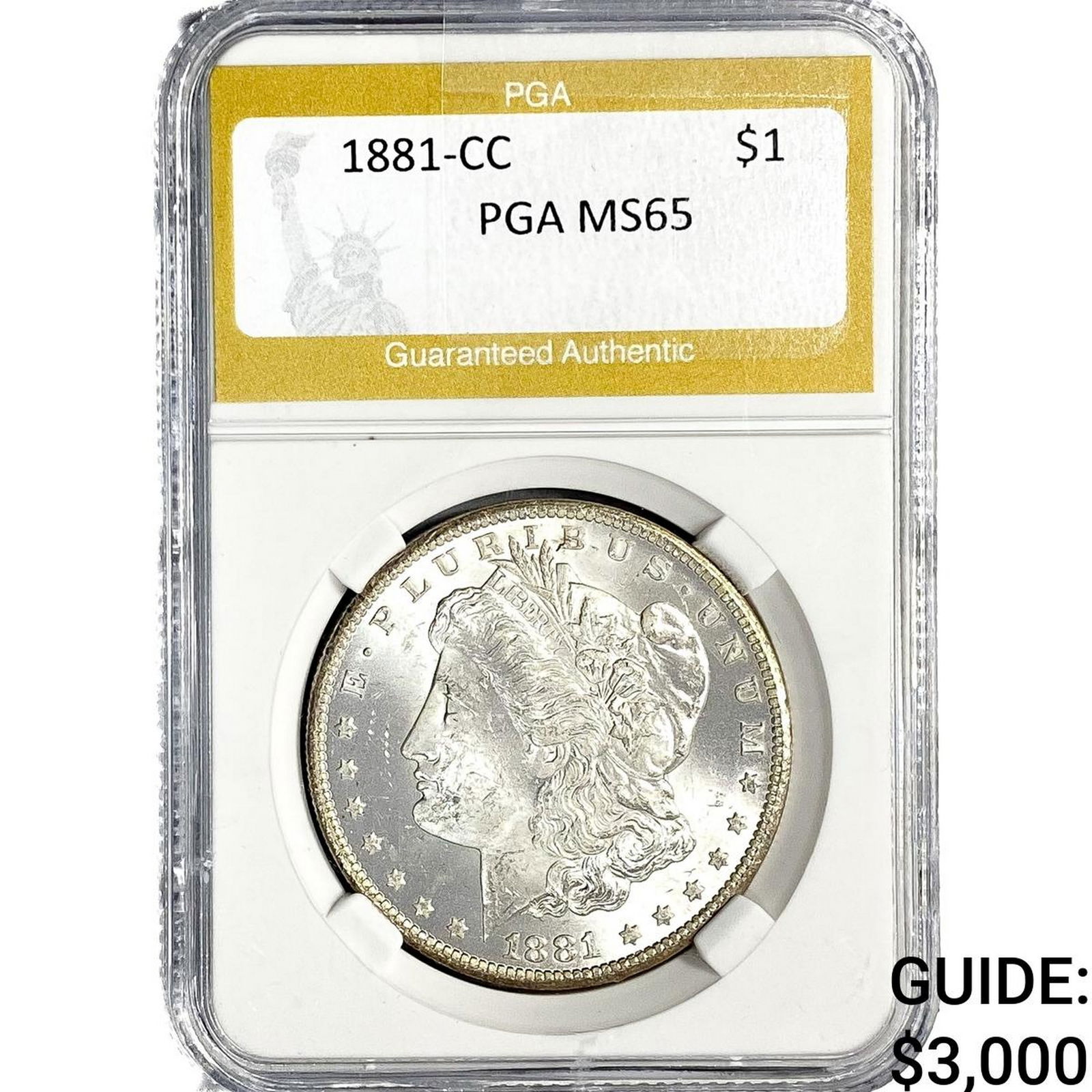 1881-CC Morgan Silver Dollar PGA MS65 (1 of 2)