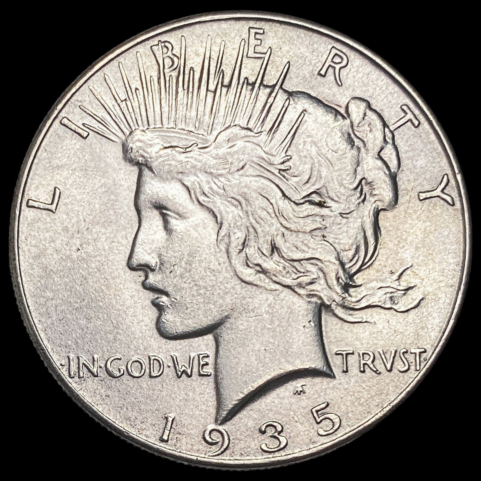 1935 Silver Peace Dollar CHOICE BU (1 of 2)