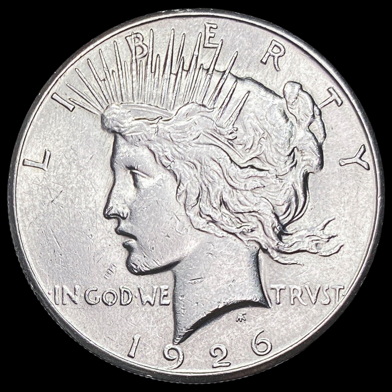 1926-S Silver Peace Dollar CLOSELY UNCIRCULATED (1 of 2)