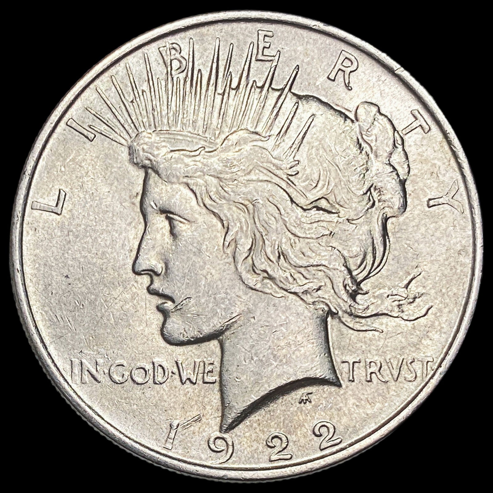1922 Silver Peace Dollar CHOICE AU (1 of 2)