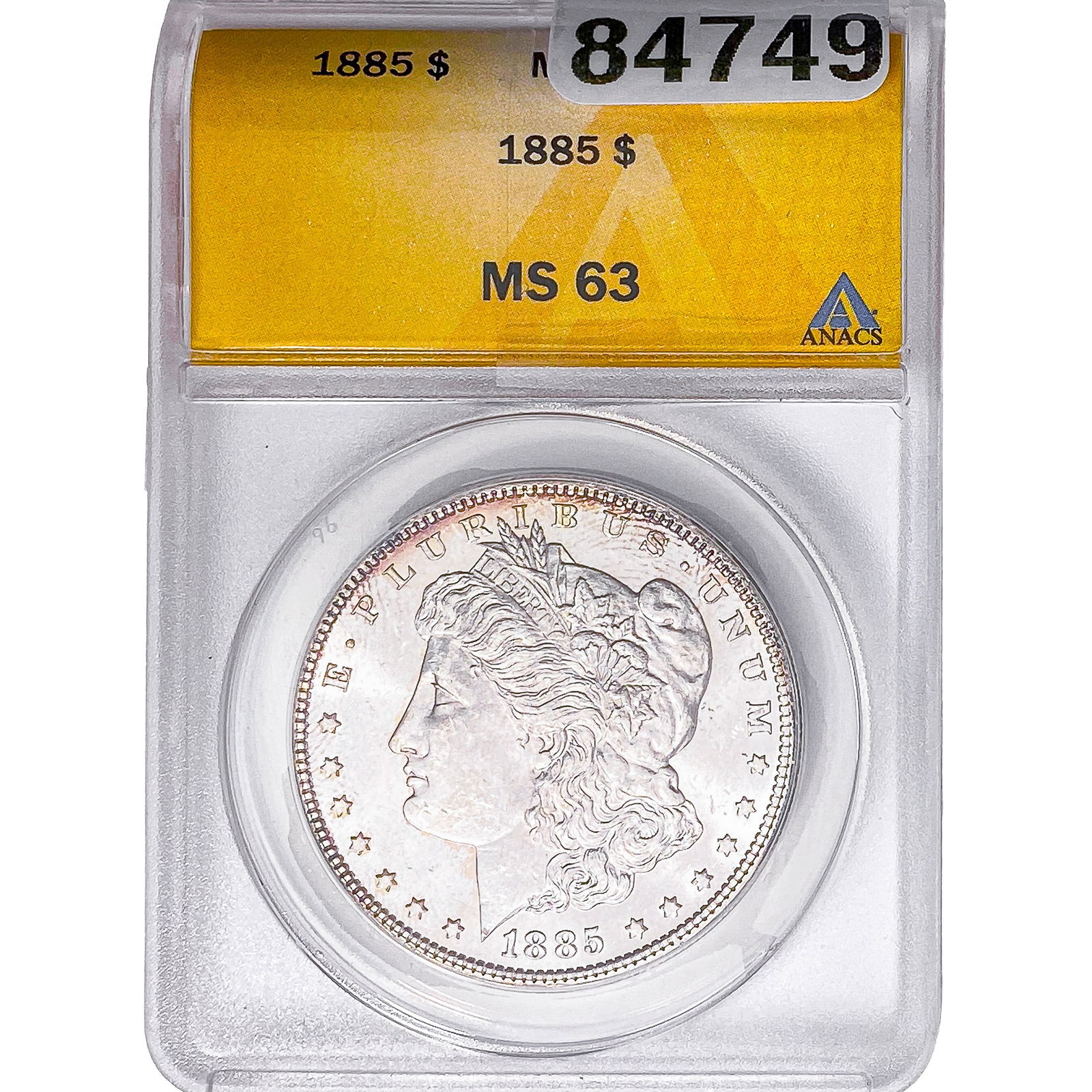 1885 Morgan Silver Dollar ANACS MS63 (1 of 2)