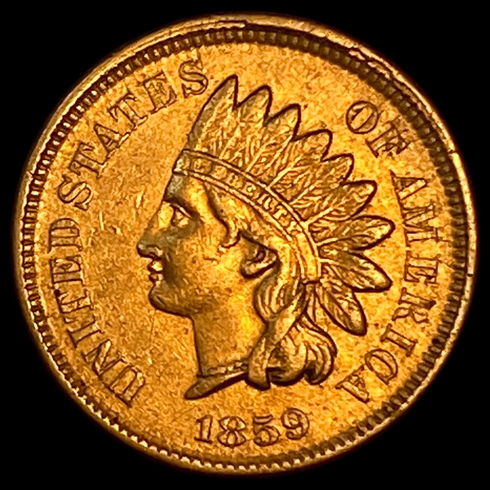 1859 Indian Head Cent UNCIRCULATED (1 of 2)